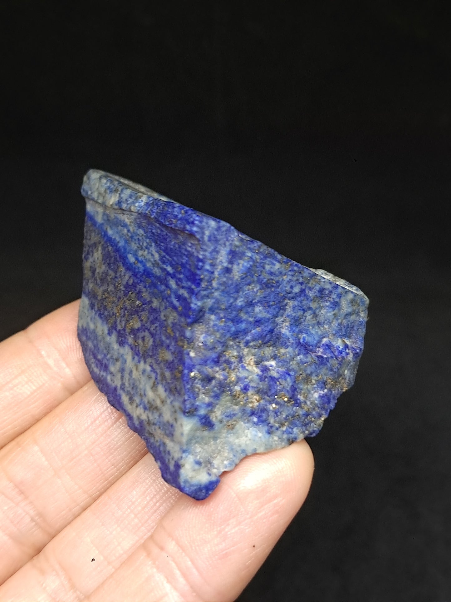 Slice of Lapislazuli (Afghanistan) Rough Natural Stone #LZ3