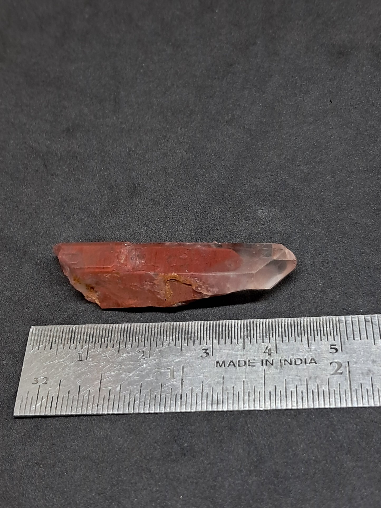 Hematite Phantom Quartz (Telangana) | Natural Crystal | Mineral Specimen #HPQ53