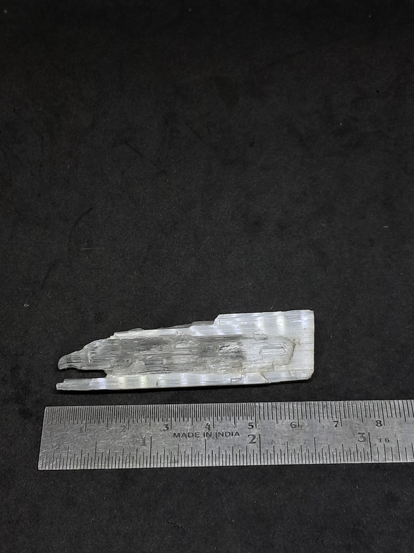 Satin Spar *Selenite* (India) Fibrous Gypsum | Mineral Specimen | Rough Crystal #SE5