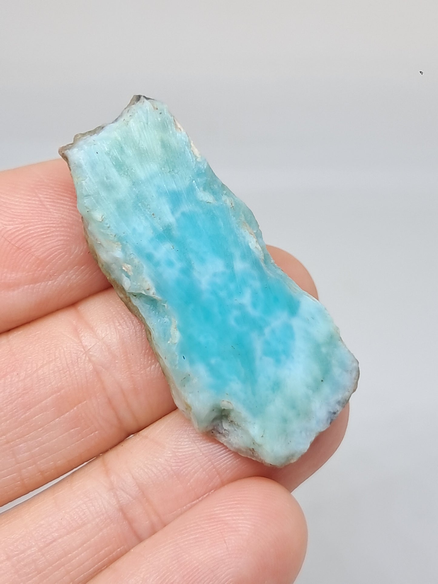 Larimar Chunk (Dominican Republic) Rough Stone | Natural Rock #LM27