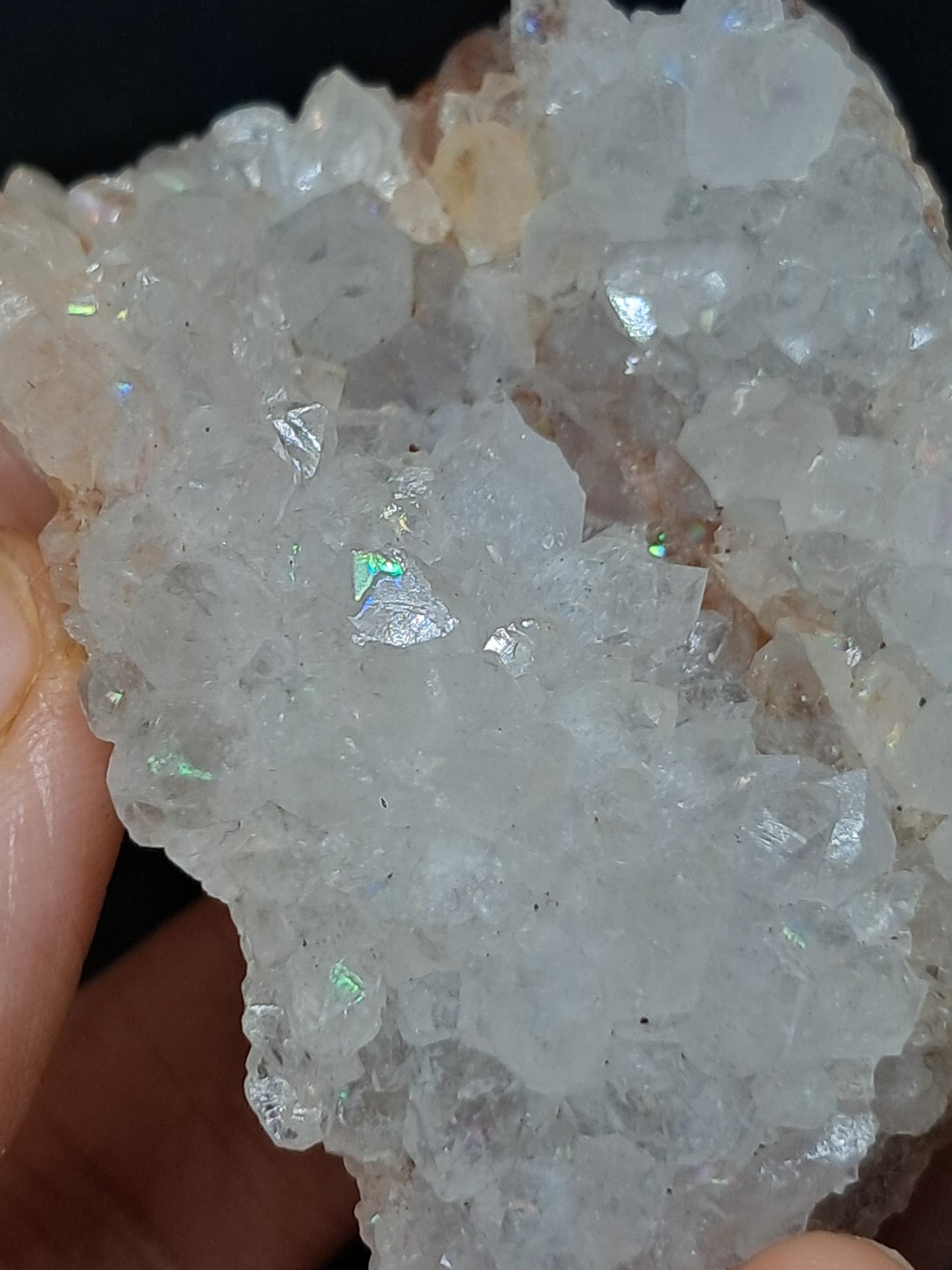 Iris Quartz (Aurangabad)| Anandalite | High Iridiscence | Natural Crystal #AQ40