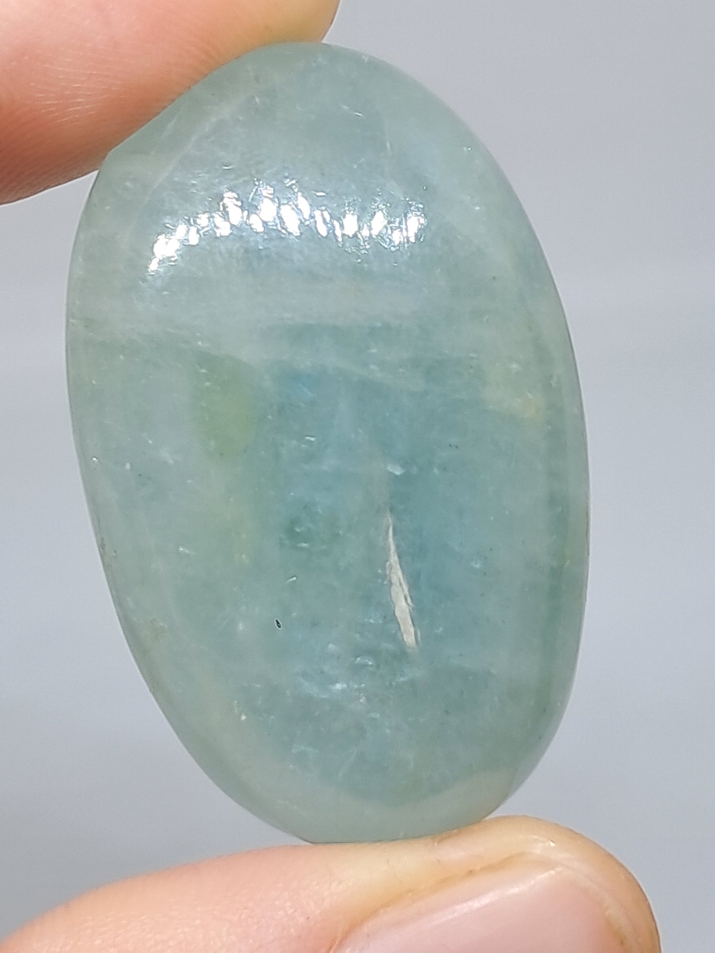 Aguamarina Palmstone | Piedra natural pulida | Buena calidad