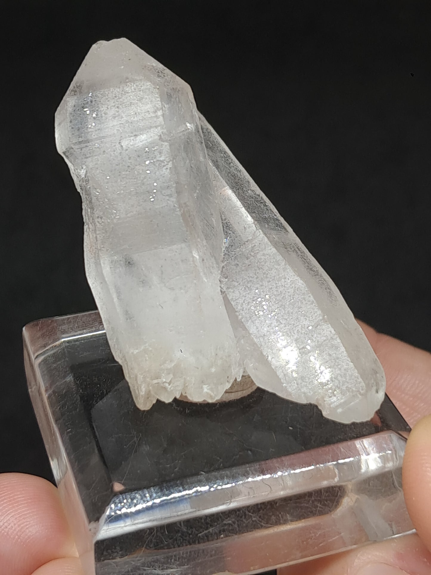 Himalayan Clear Quartz *Hug* & *Self-Healed* Formation | Natural Crystal | Mineral Specimen #CH83