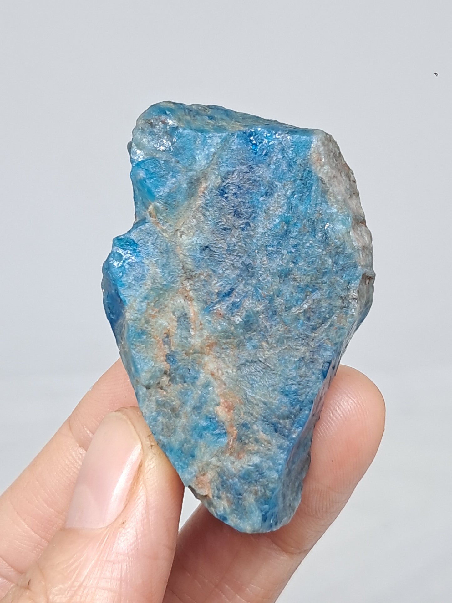 Piedra natural de apatita azul (Madagascar) n.° AP5