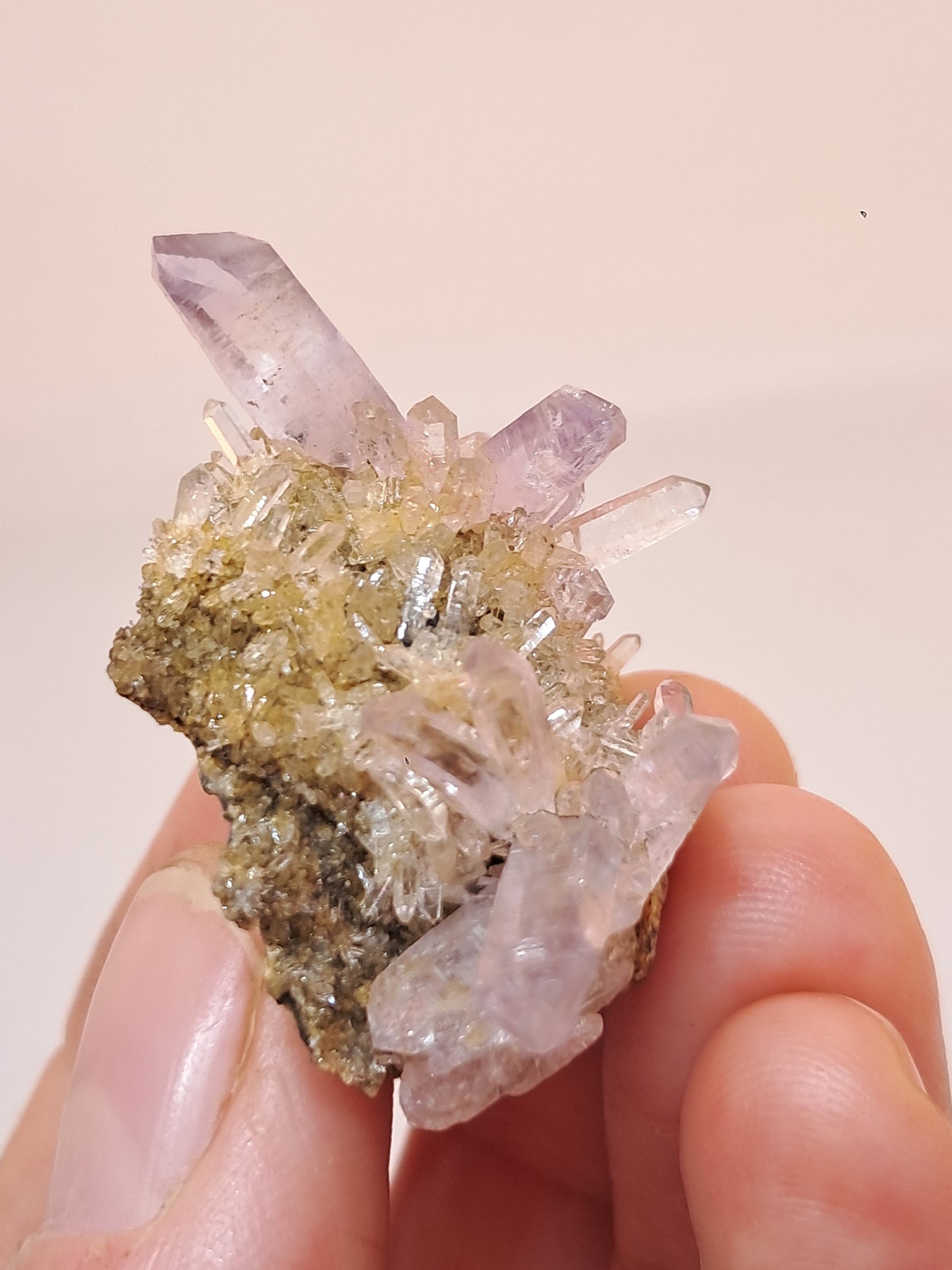 Veracruz Amethyst Crystals on Matrix (Mexico) | Natural Cluster | Mineral Specimen #VA22