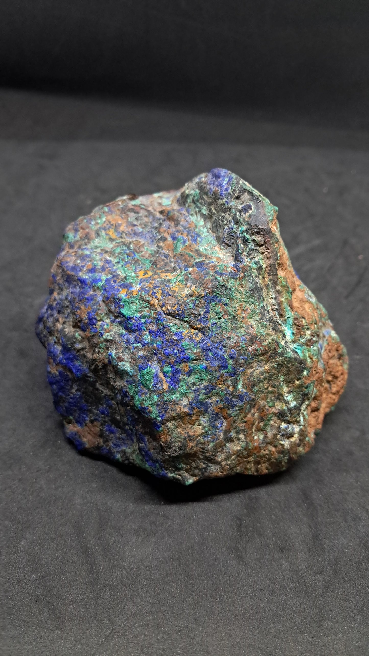 Natural Azurite & Malachite on Matrix (Congo) #UC2