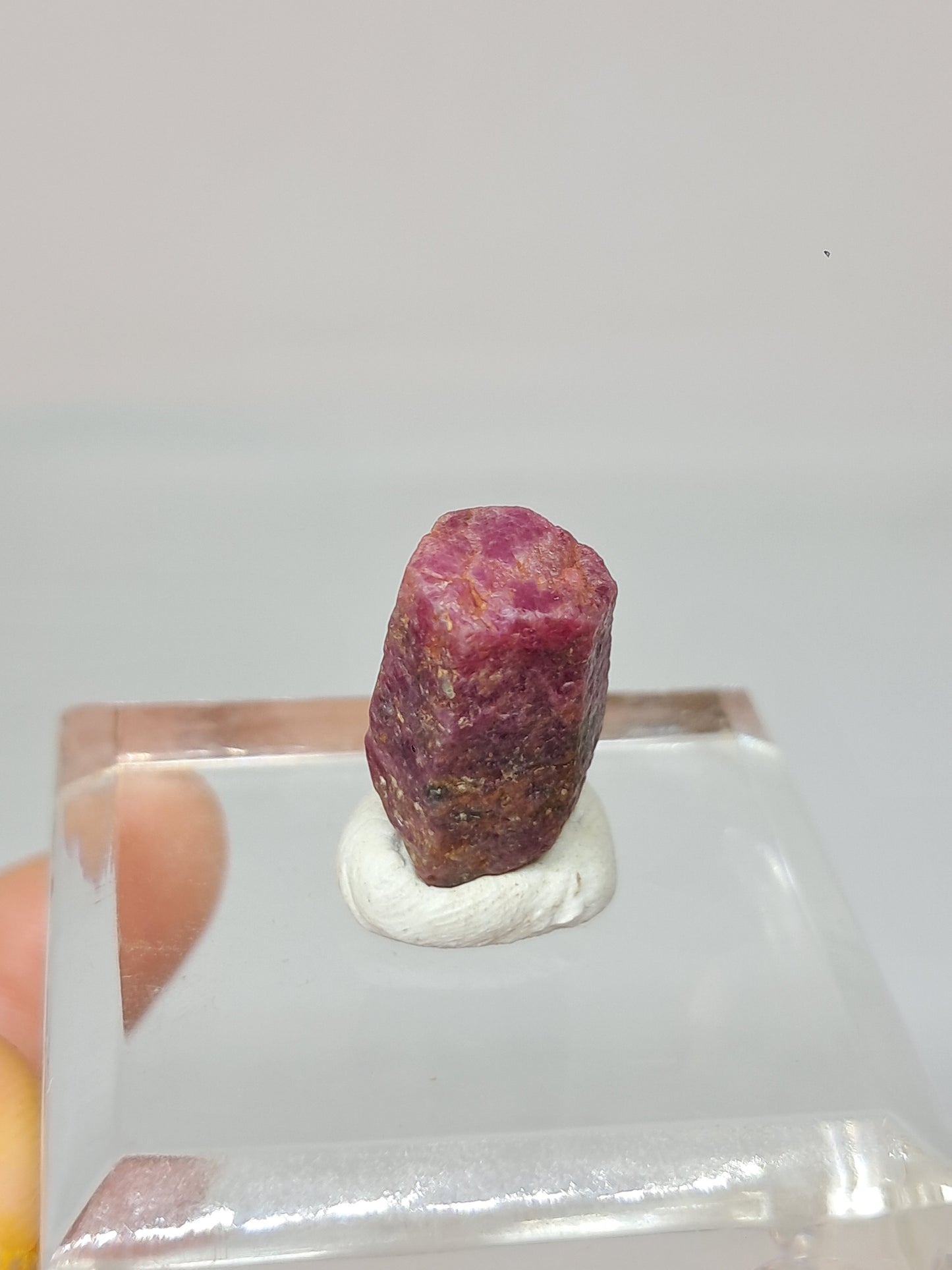 Cristal de Rubí en Bruto (Tamil Nadu) Piedra Natural | Muestra Mineral #RB30