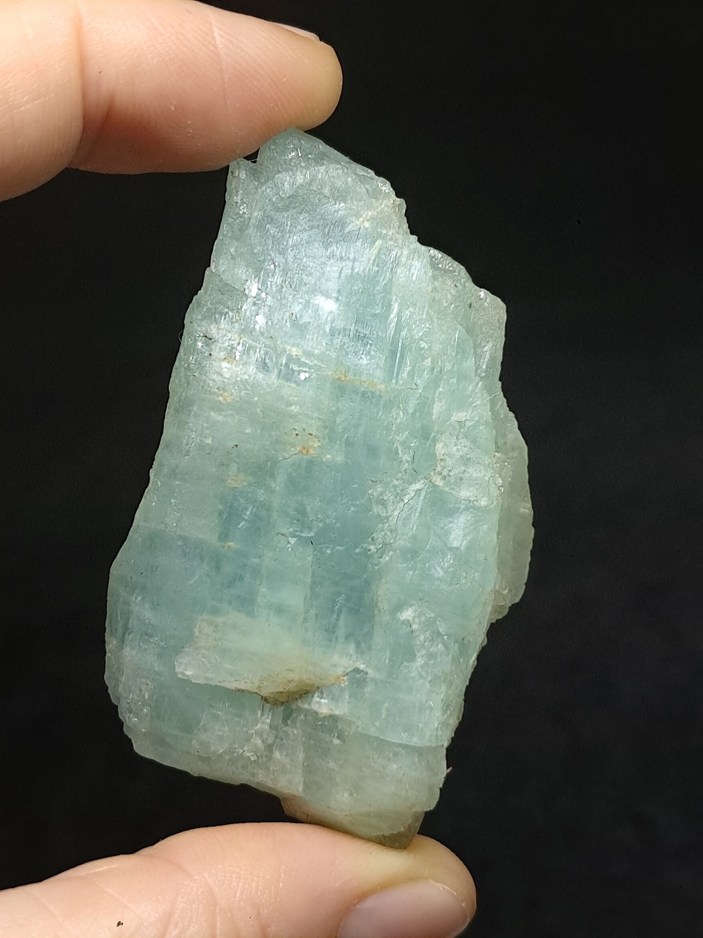 Aquamarine (Andhra Pradesh) Rough Natural Crystal | Mineral Specimen #AQM40