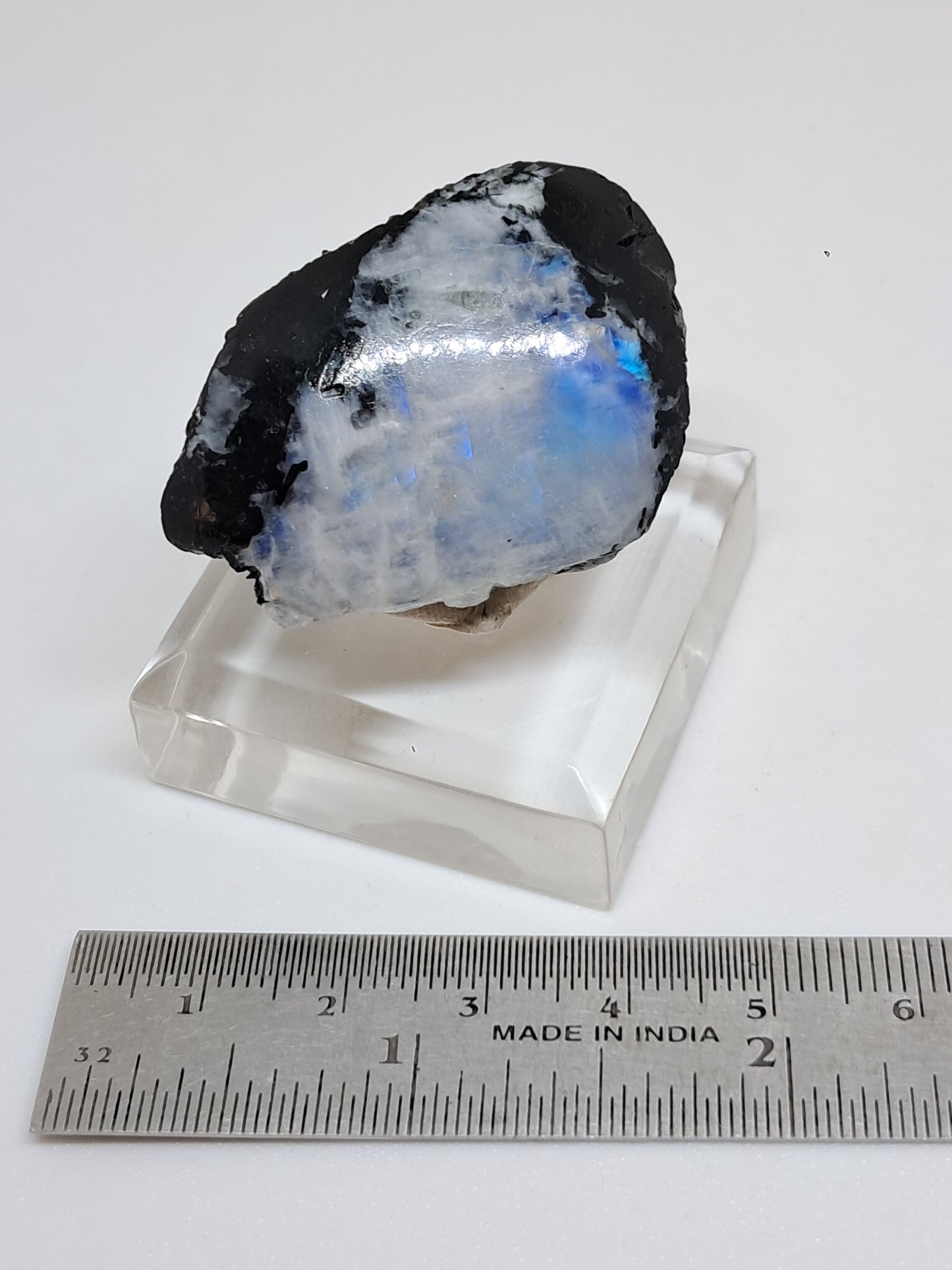 White Labradorite | Rainbow Moonstone *High Grade* (Tamil Nadu) Rough & Polished Stone | Natural Rock #MN23