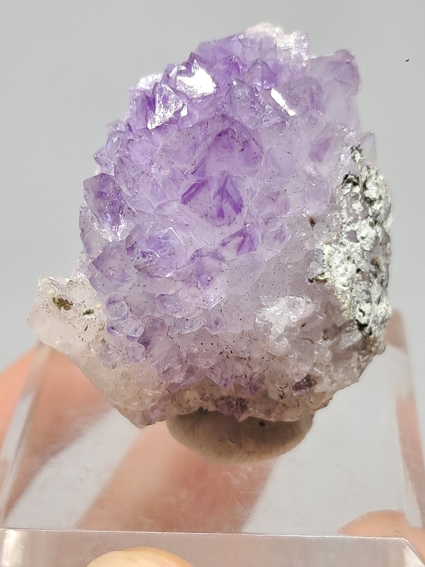 Amatista Elestial en Matriz (Karur) | Piedra Natural | Ejemplar Mineral #KA94
