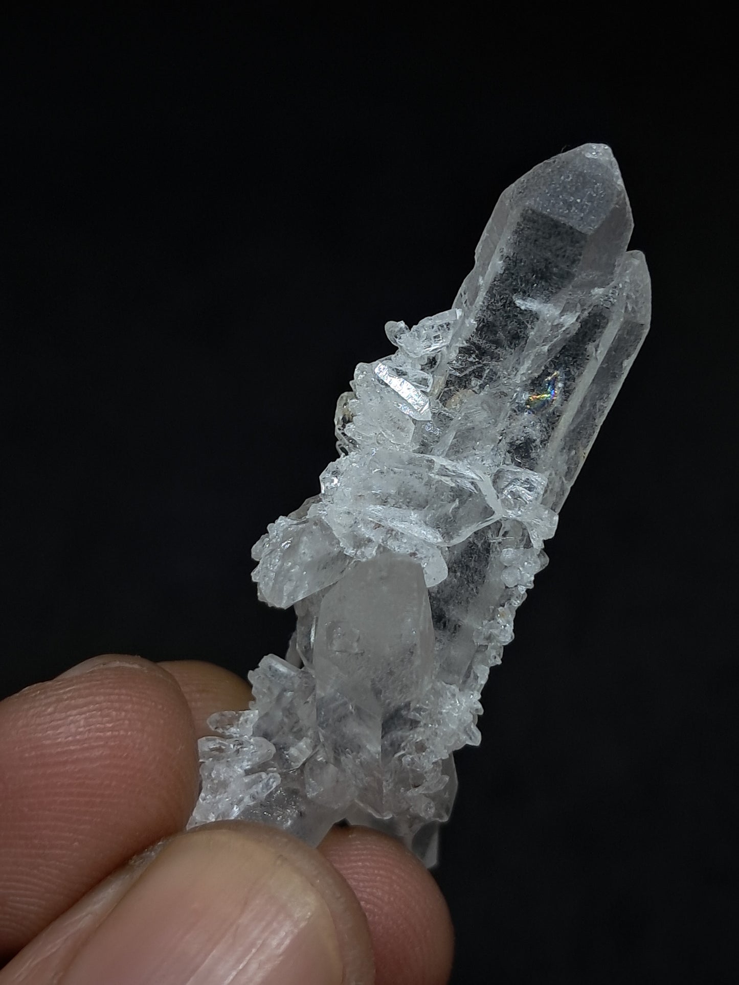 Himalayan Quartz Cluster | Biterminated Crystals | Mineral Specimen #CH58