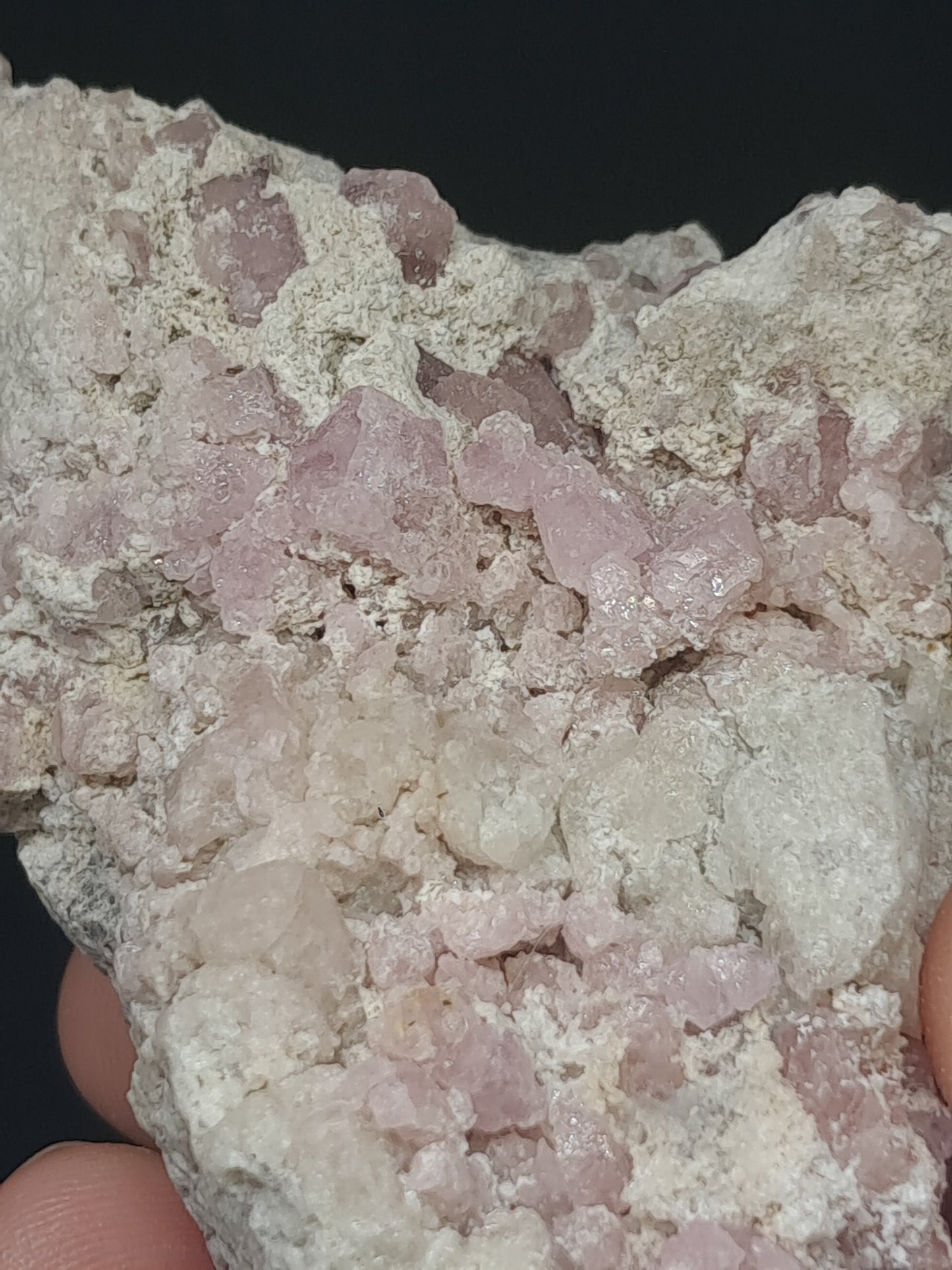 Grossular Garnet on Matrix (Mexico) Pink Garnet Cluster |Rough Crystal Stone | Mineral Specimen #GR20