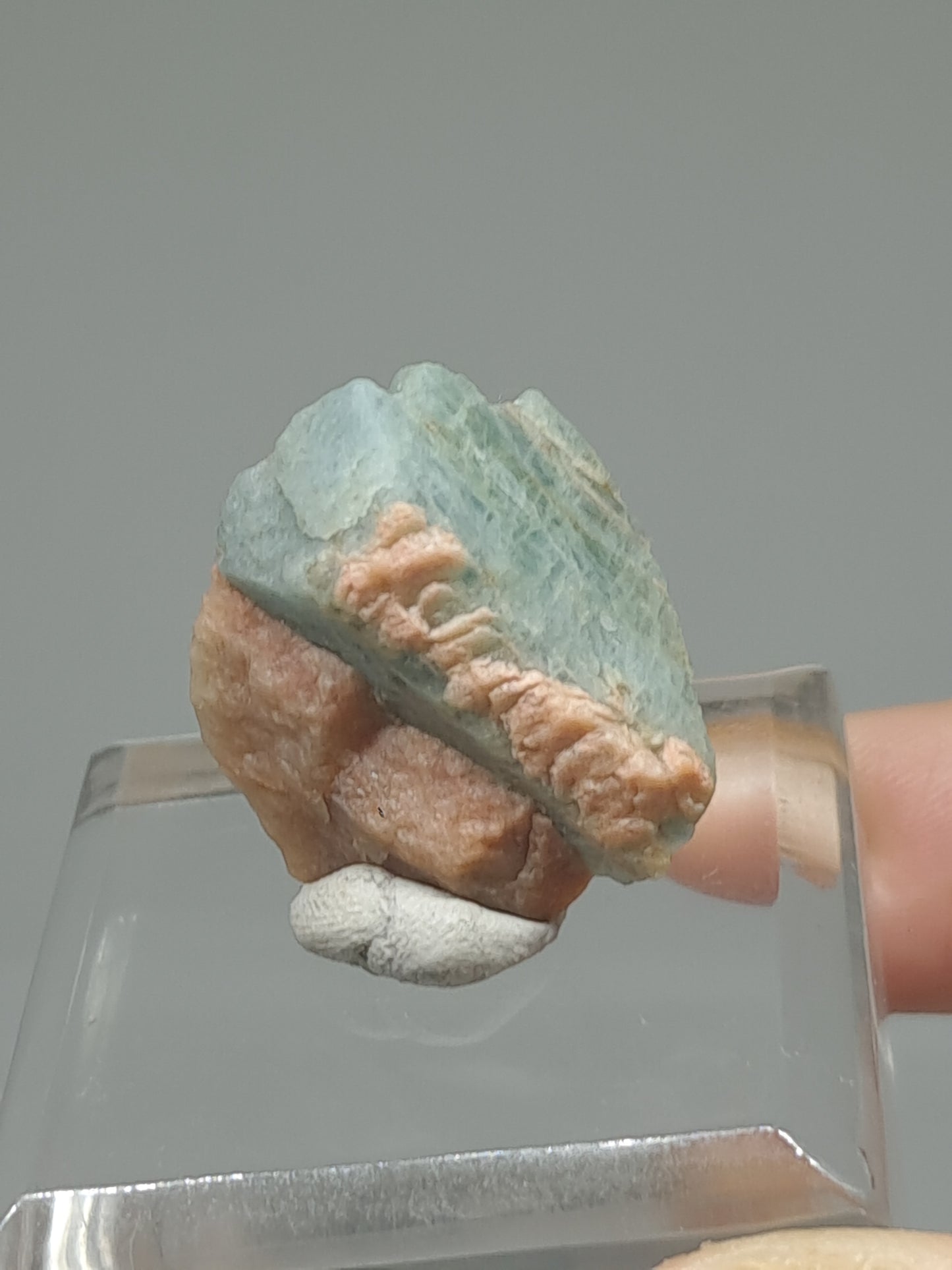 Aquamarine on Matrix (Karur) Rough Natural Crystal | Mineral Specimen #AQM43