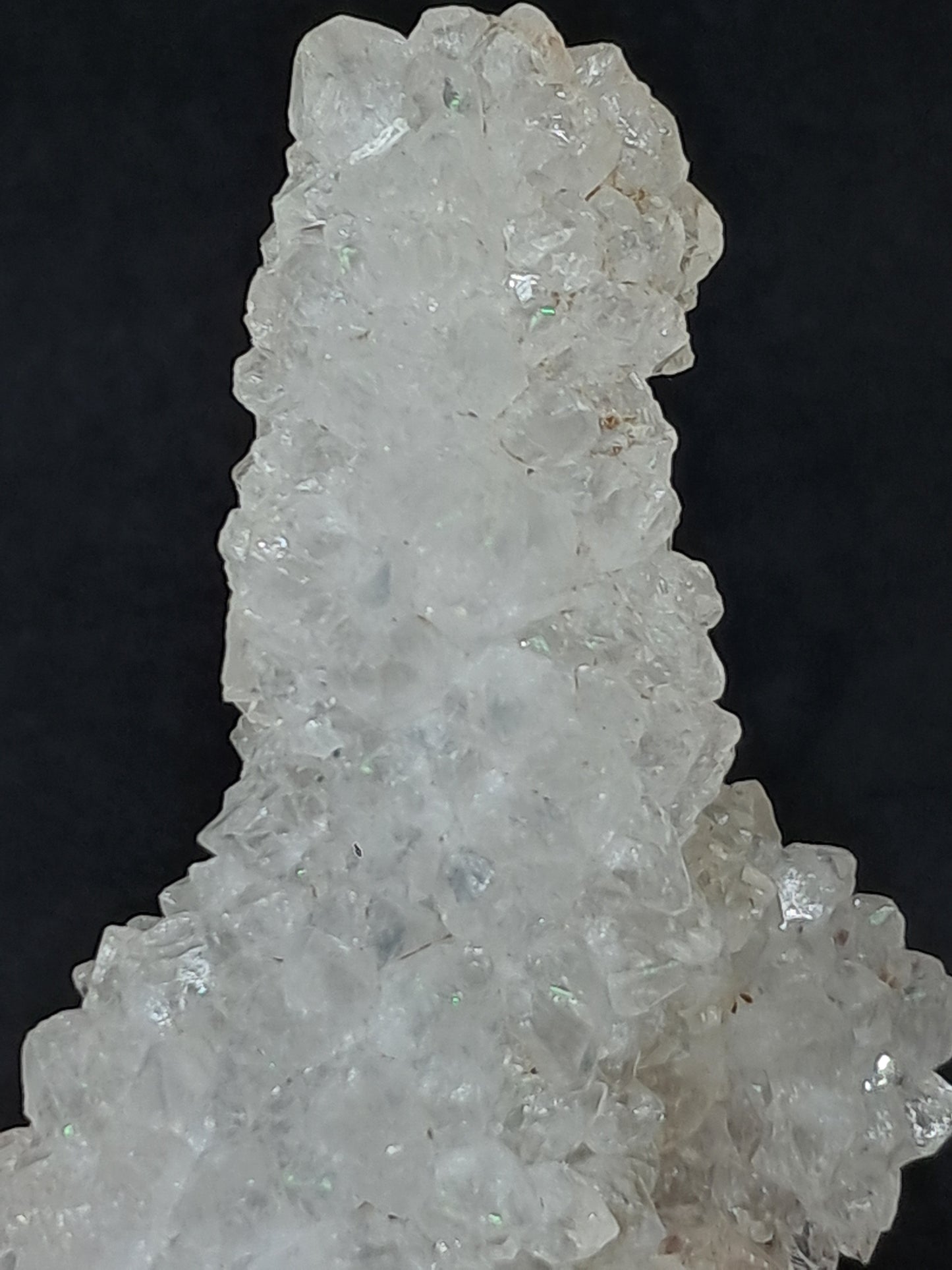 Cuarzo Iris (Aurangabad) | Anandalita | Estalactita | Cristal natural n.° AQ44