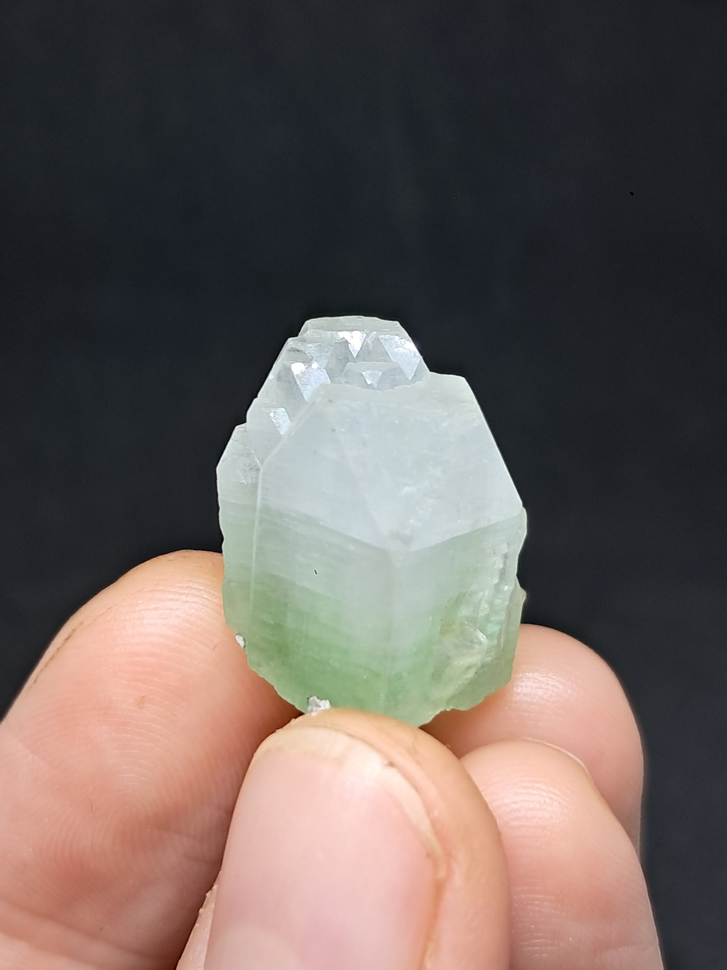 Green Apophyllite (Fluorapophyllite) (Ajanta) Natural Crystal | Mineral Specimen #GA40