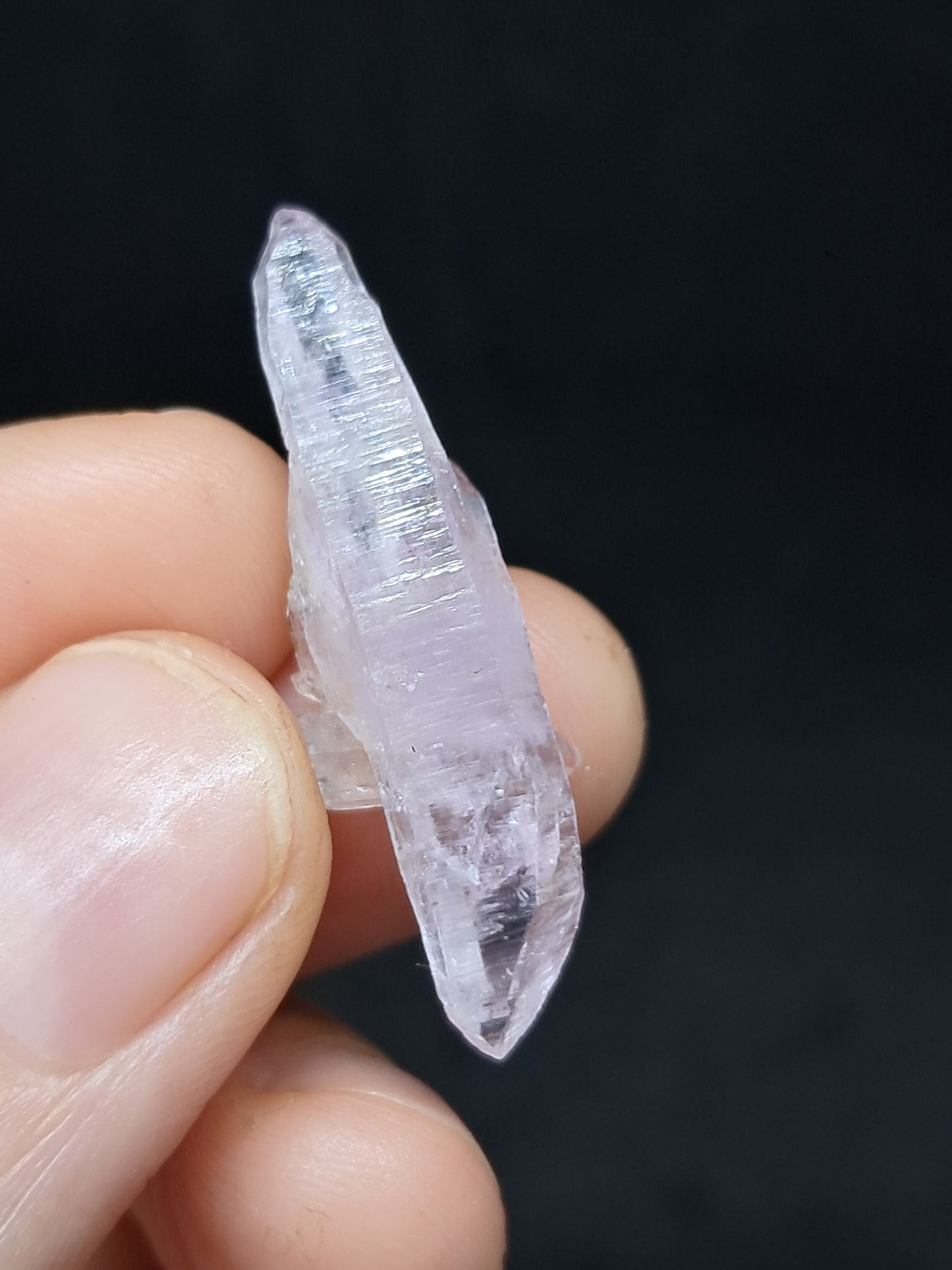 Cuarzo Amatista de Veracruz Biterminado (México) | Cristal Natural | Muestra Mineral #VA50