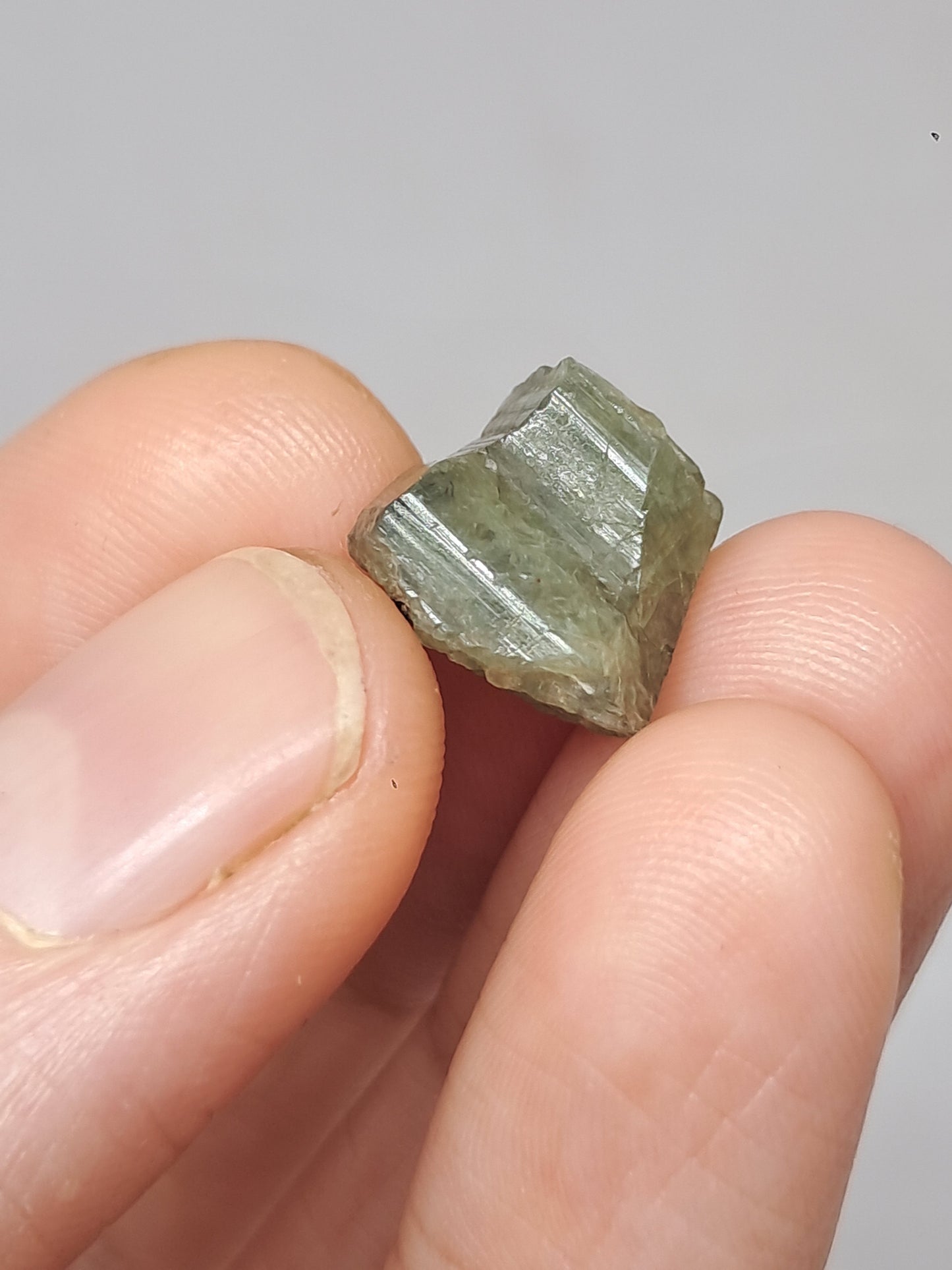 Natural Greenish-Blue *Teal* Sapphire Crystal (Karur) Rough Stone | Mineral Specimen #SP35