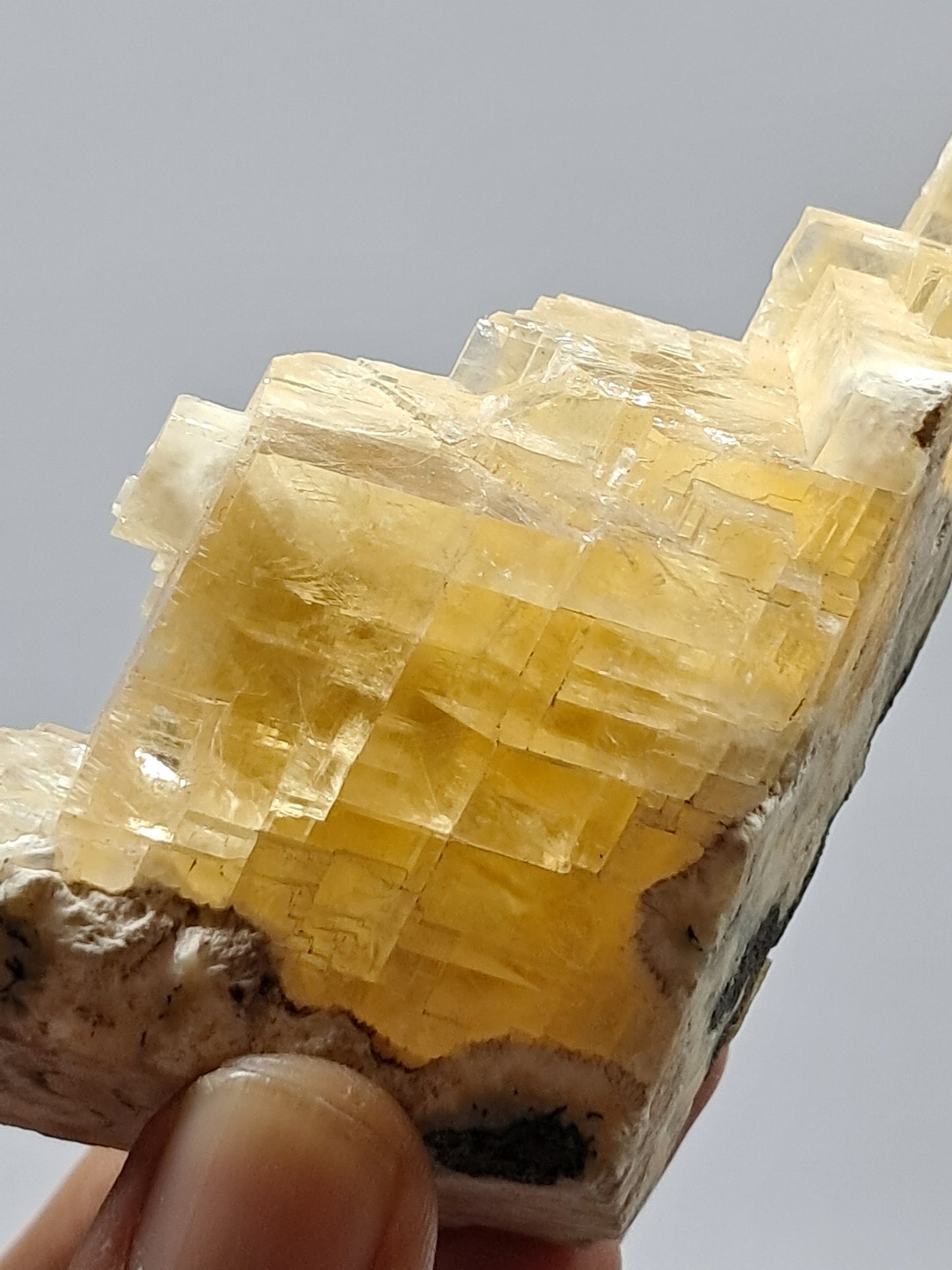 Honey Calcite w/ Okenite (India) Rough Crystal | Natural Stone | Mineral Specimen #CA16