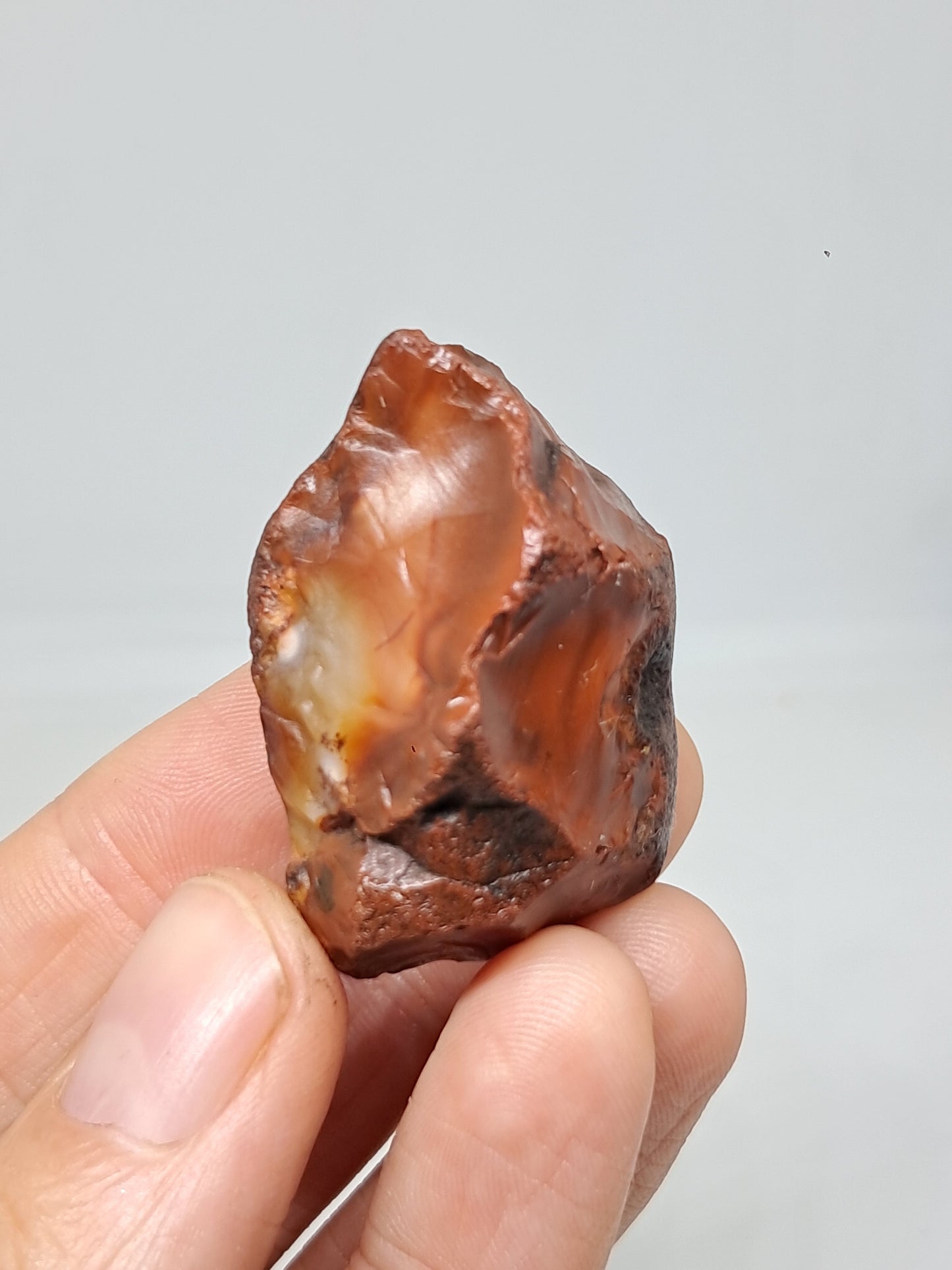 Rough Carnelian (India) Raw Stone | Natural Crystal | Mineral Specimen #CRN34
