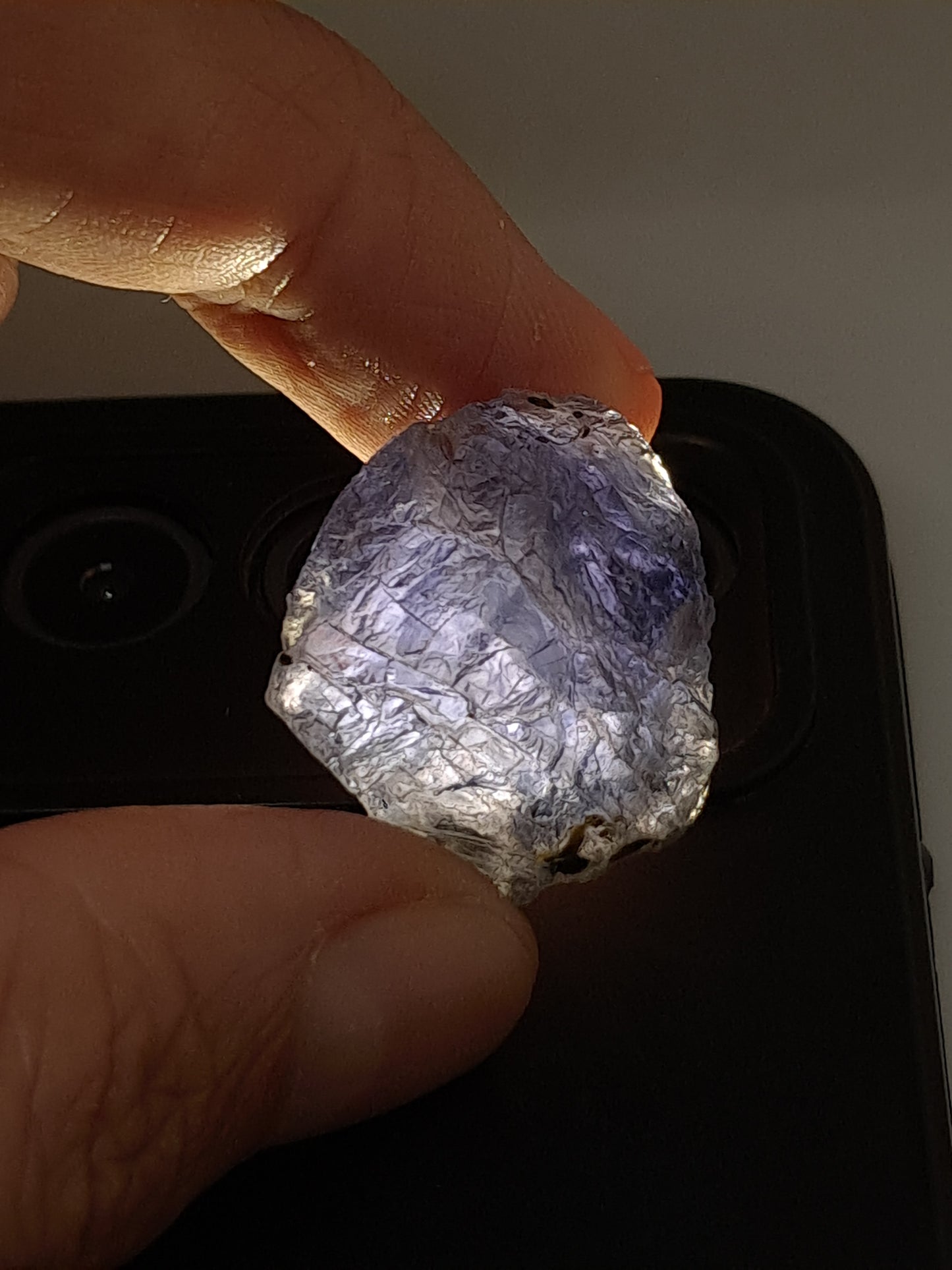 Rough Iolite Crystal (Karur) *Gem Quality* Cordierite | Excelent Pleochroism | Mineral Specimen #IO6