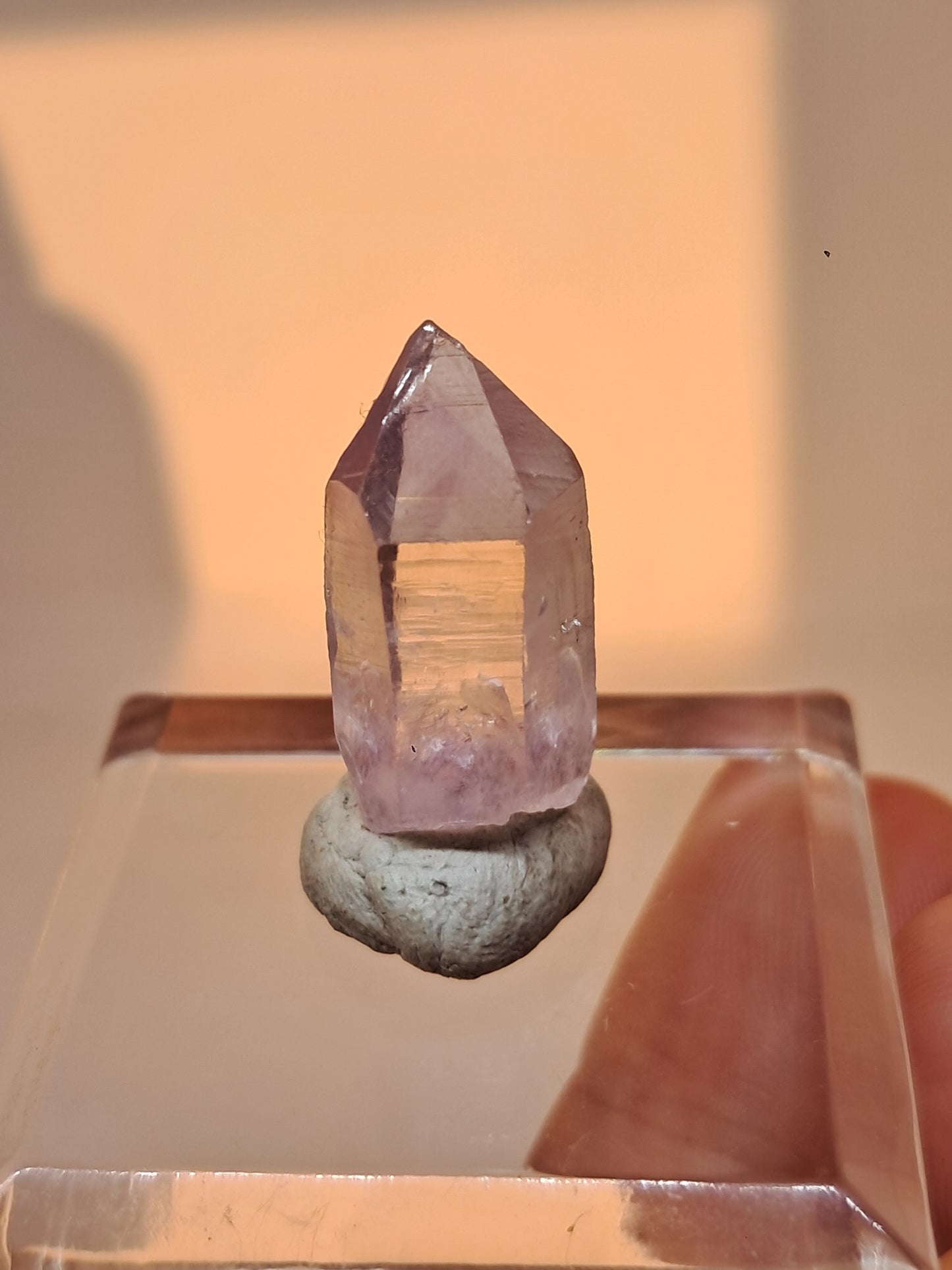 Punta de cristal de amatista de Veracruz (México) | Piedra natural | Ejemplar mineral n.° VA26