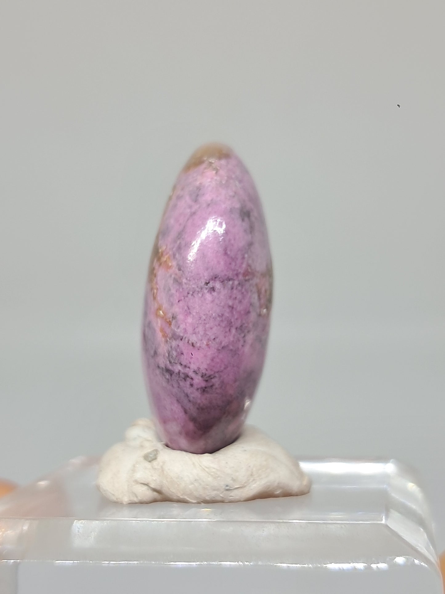 Cobaltoan Calcite Palmstone | Natural Polished Stone | Rare Mineral #CO3