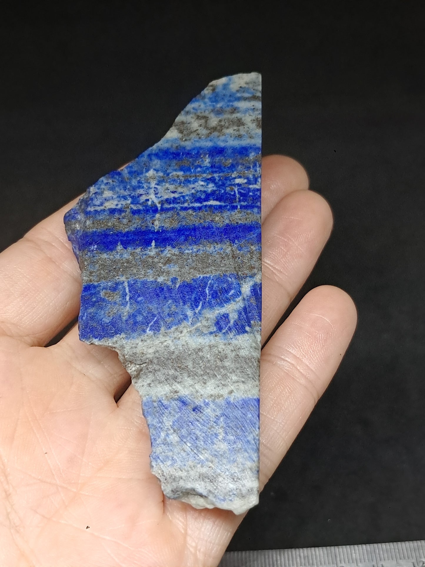 Slice of Lapislazuli (Afghanistan) Rough Natural Stone #LZ1