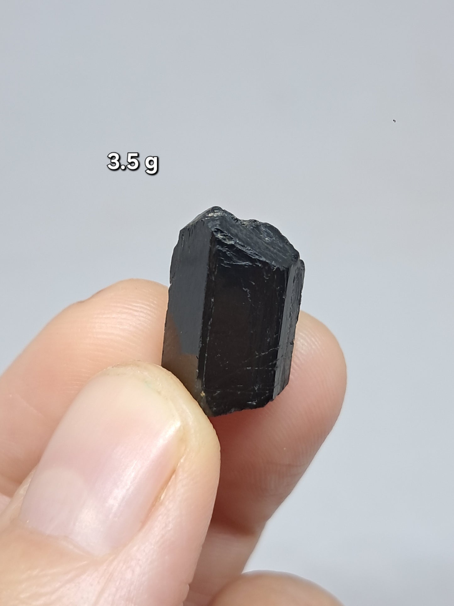 Small Black Tourmaline Crystal Naturally Terminated | Natural Stone | Mineral Specimen #BT1