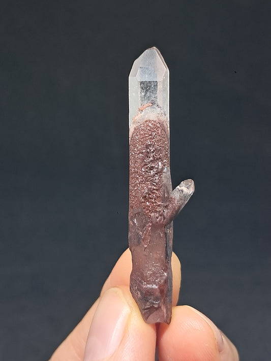 Hematite Phantom Quartz (Telangana) | Natural Crystal | Mineral Specimen #HPQ52