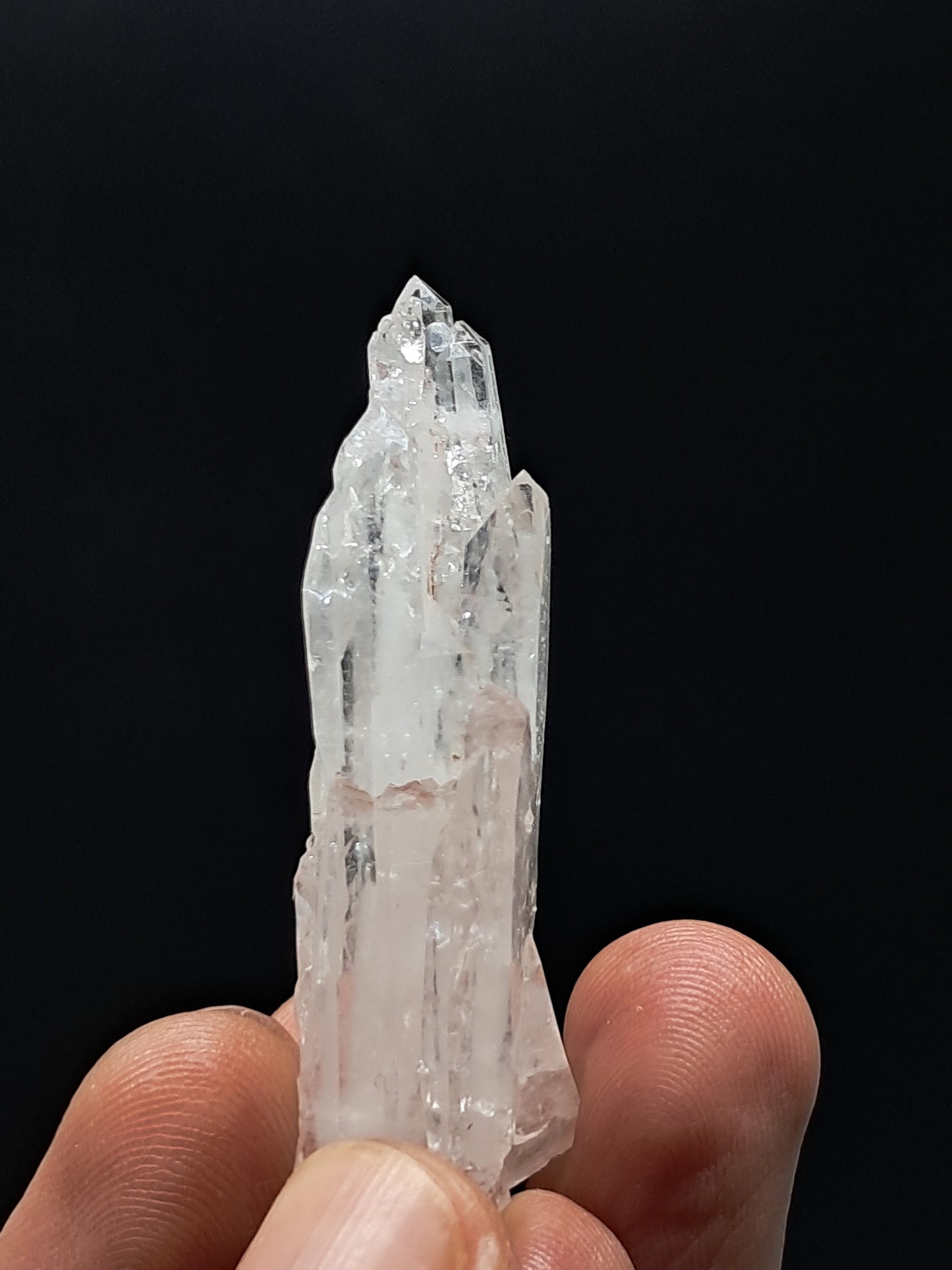 Cúmulo de Cuarzo Faden Claro (Santander, Colombia) Punta Natural | Ejemplar Mineral #COQ13