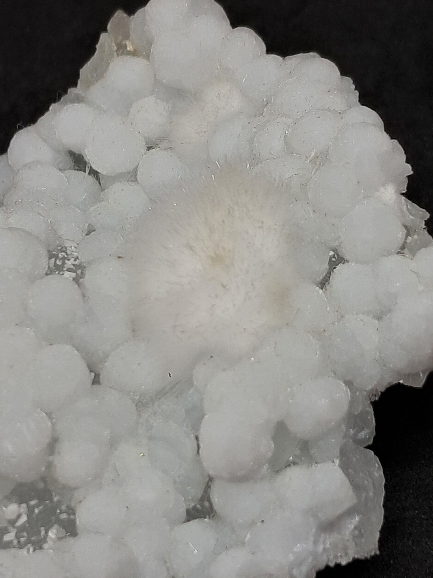 Okenite w/ Gyrolite on Prehenite Matrix (Mumbai) Mineral Specimen | Collector Grade | Natural Crystal #OK24