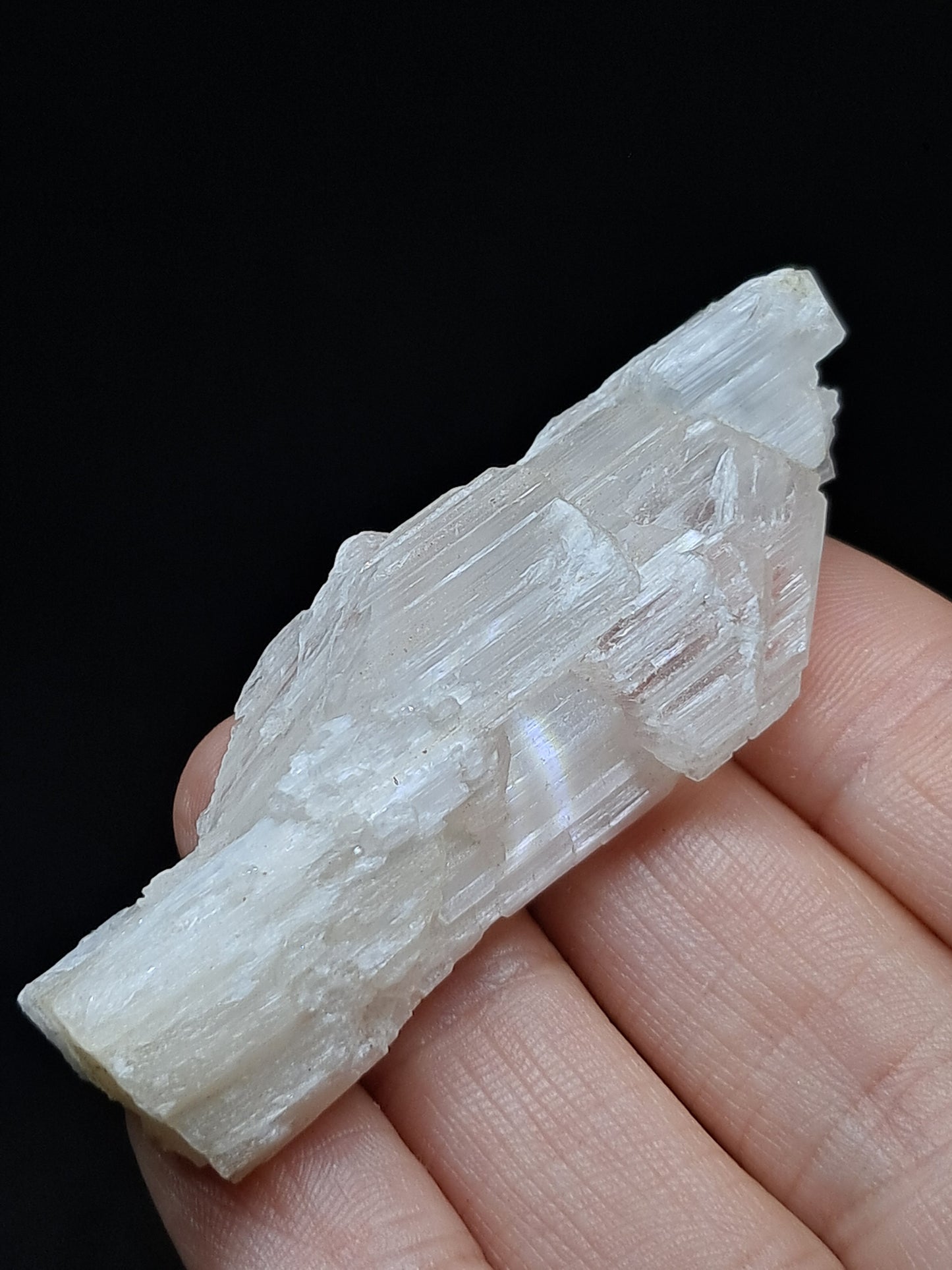 Satin Spar *Selenite* (India) Fibrous Gypsum | Mineral Specimen | Rough Crystal #SE4