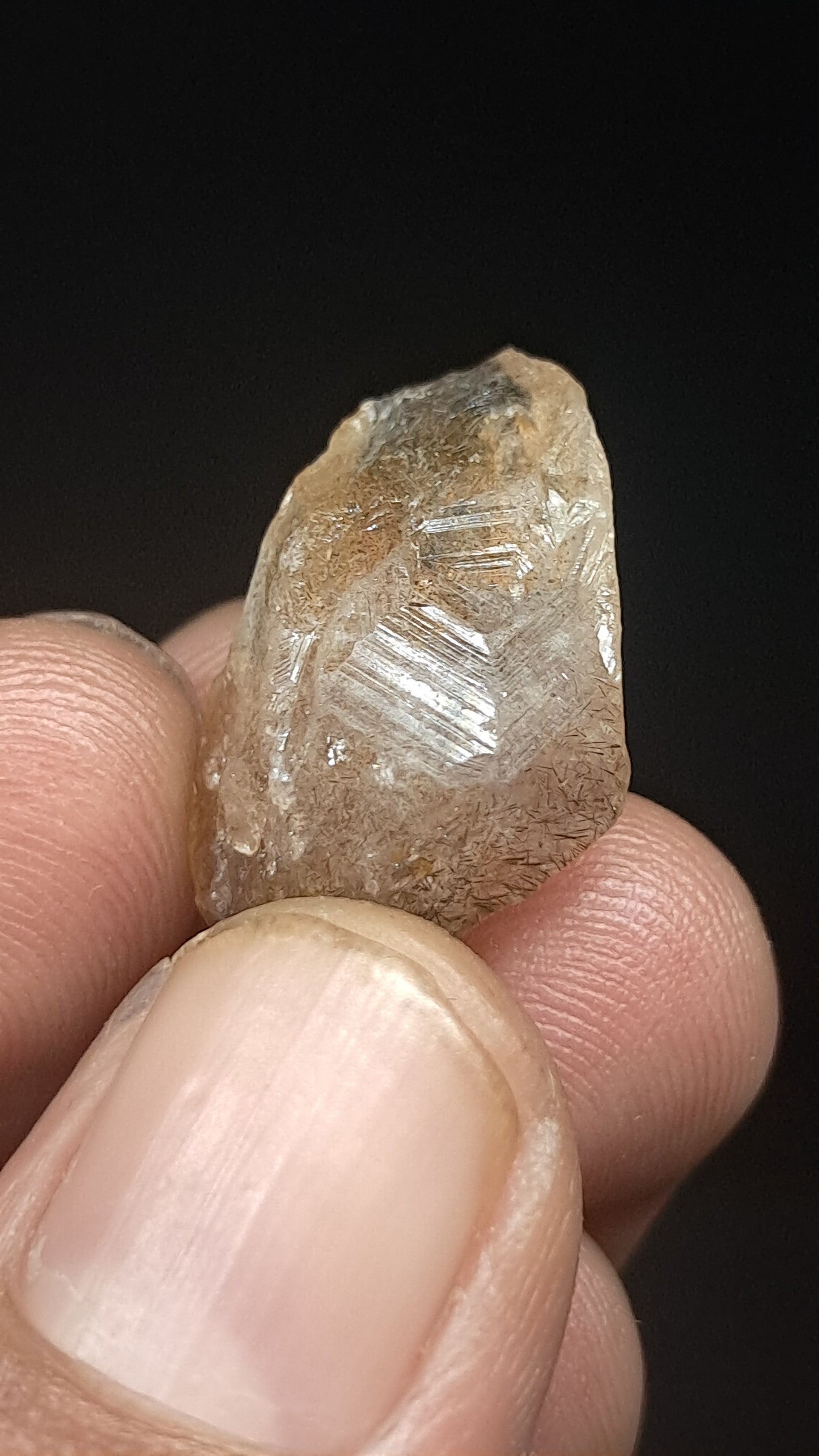 Smokey Elestial Quartz (Karur) Interesting Inclusions | Mineral Specimen #EQ32