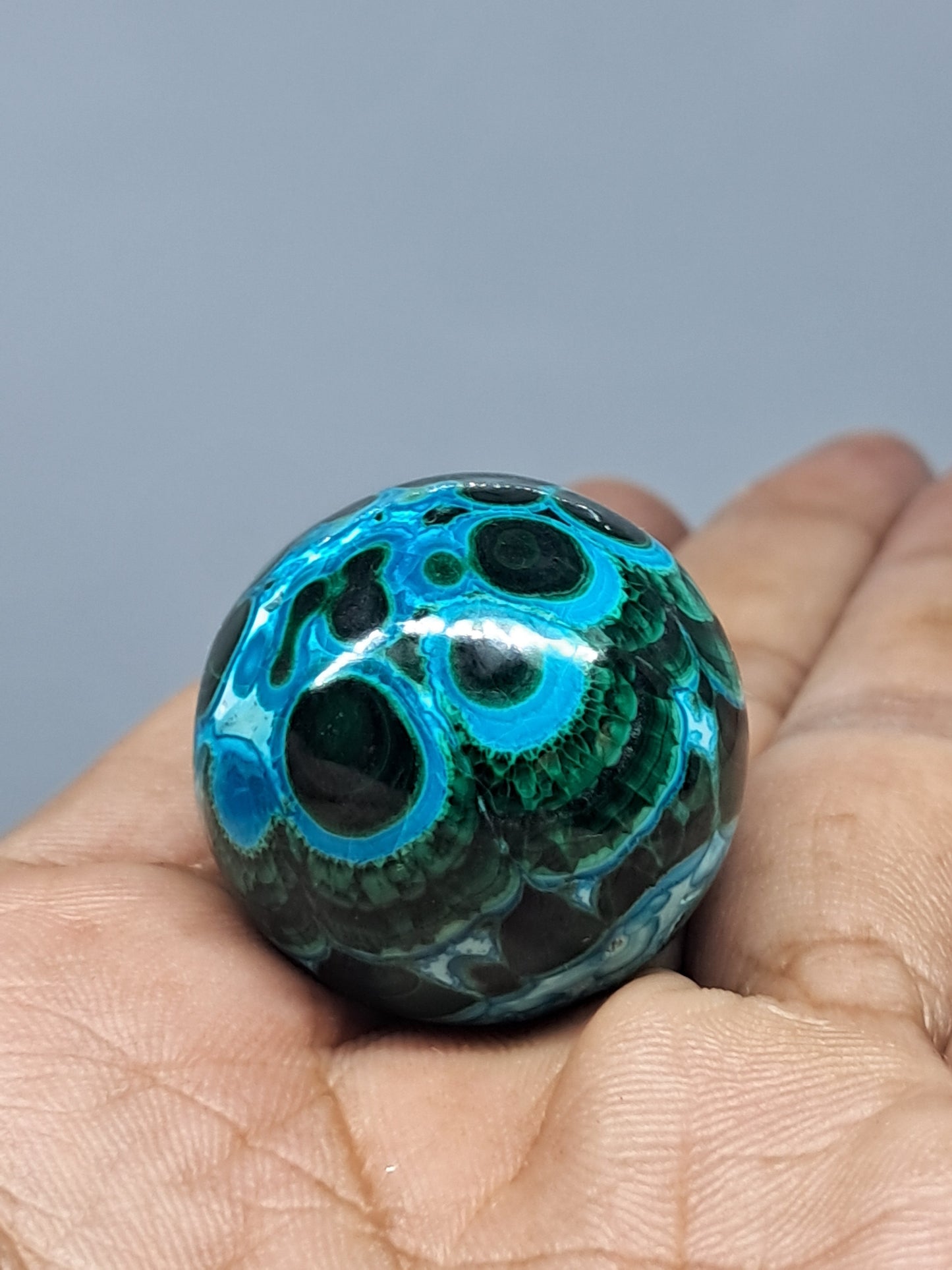 Chrysocolla Malachite Sphere | Polished Natural Stone | Good Quality #CM19