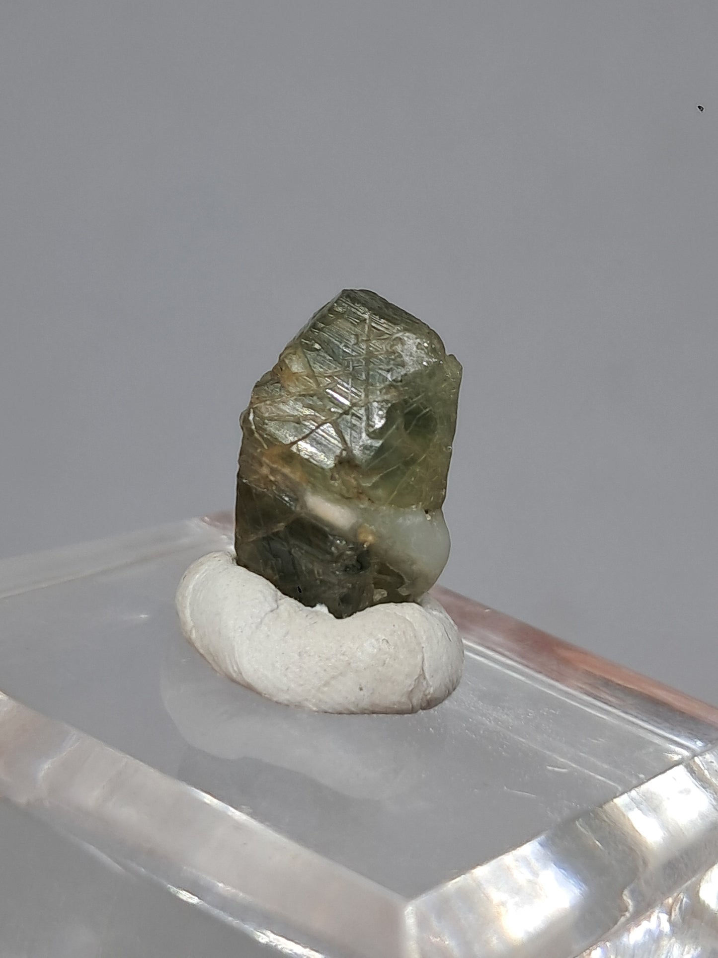 Natural Greenish-Blue *Teal* Sapphire Crystal (Karur) Rough Stone | Mineral Specimen #SP27