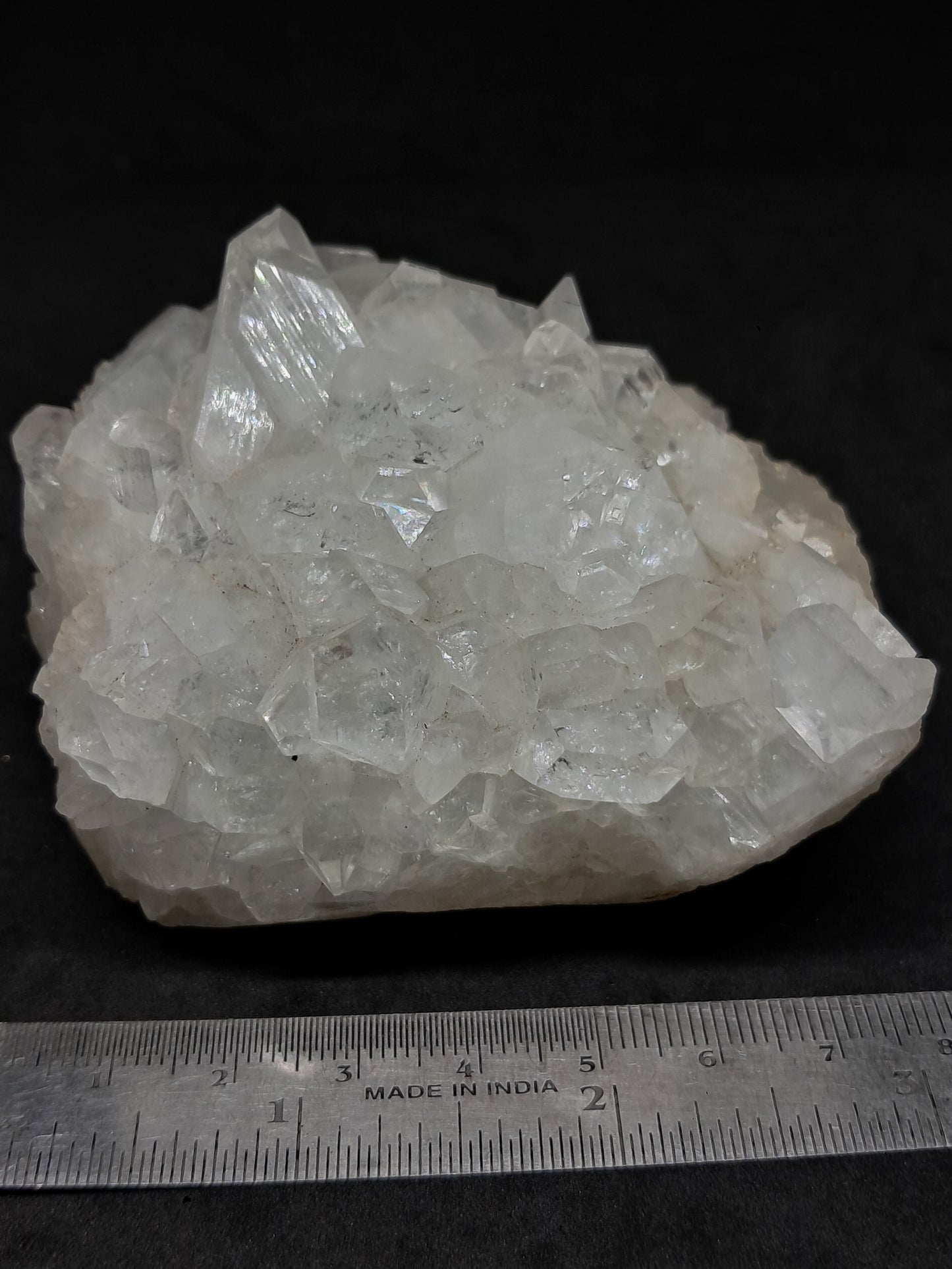 Clear Apophyllite Cluster (Ajanta) Natural Crystal | Mineral Specimen #AP40