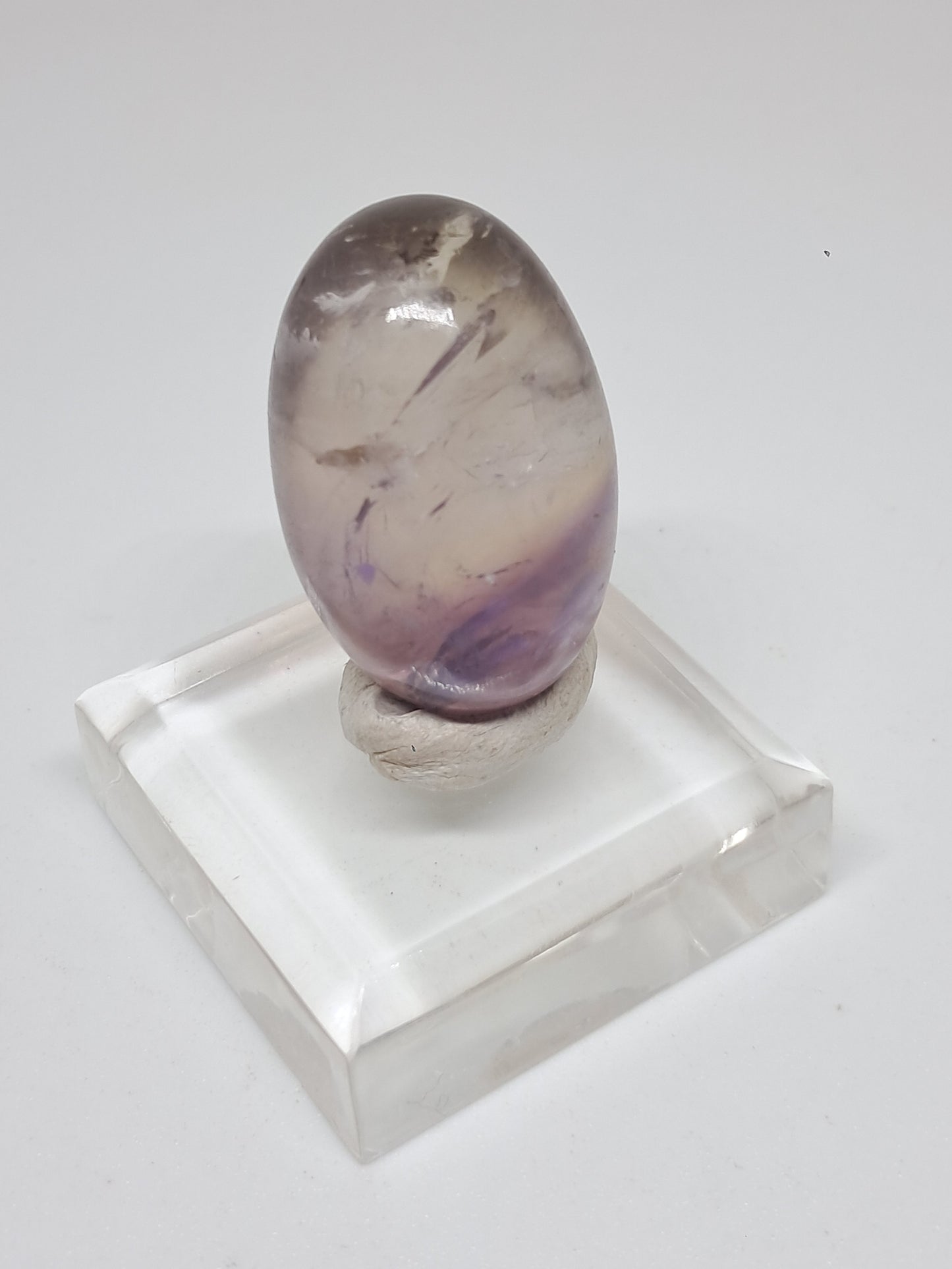 Ametrine Shivalingam (Madagascar) Polished Natural Stone #AMT3