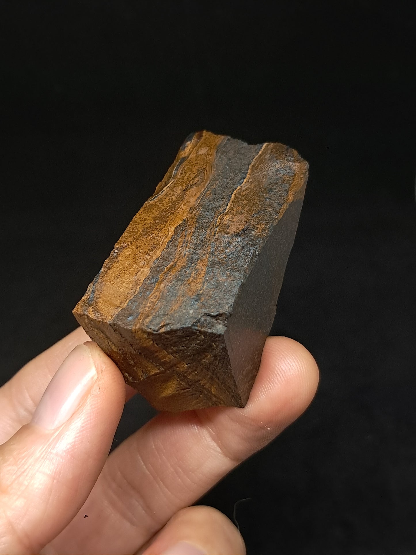 Rough Tiger's Eye (India) Natural Stone #TE1