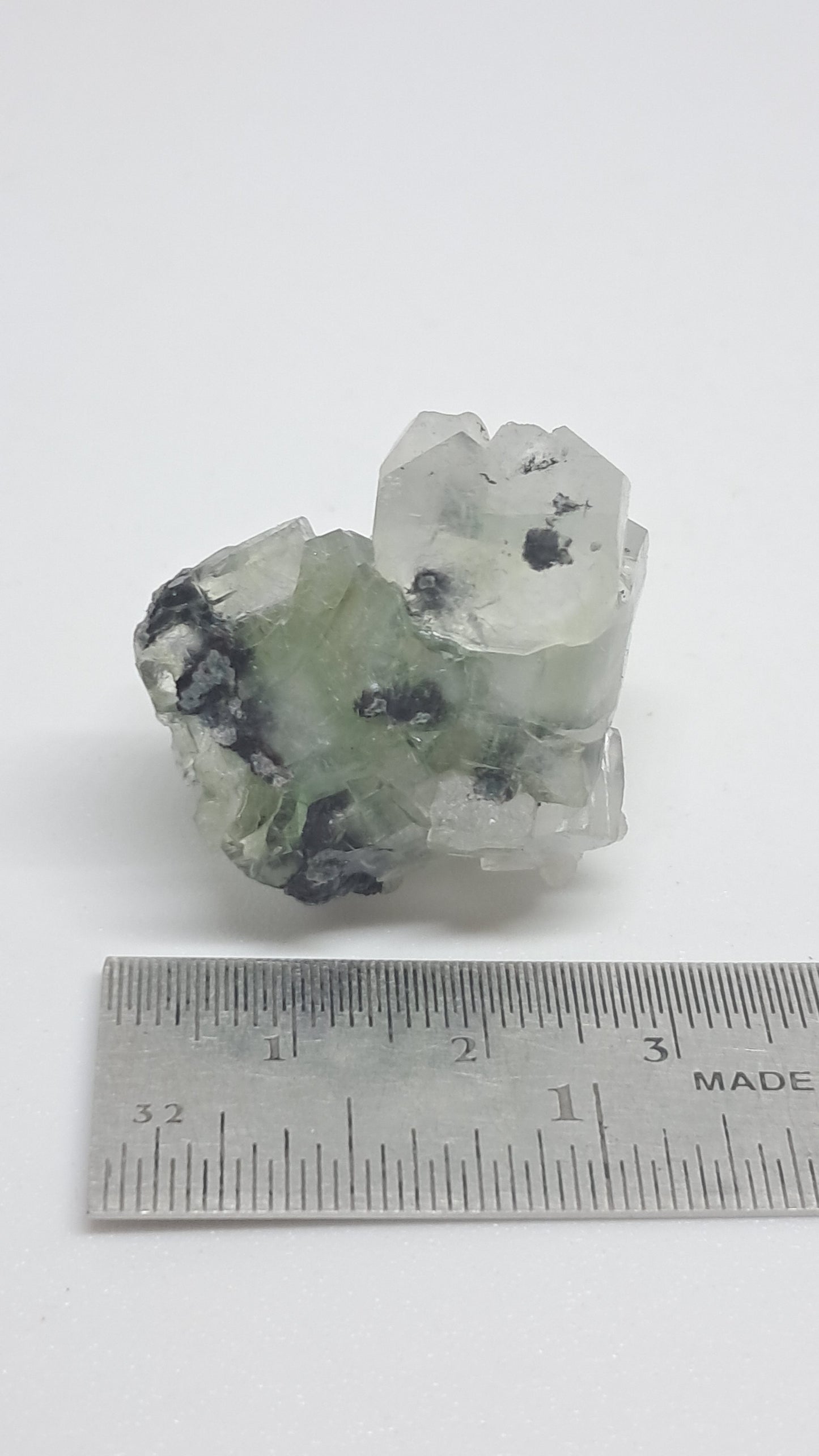 Green Apophyllite (Fluorapophyllite) (Ajanta) Natural Crystal | Mineral Specimen #GA28