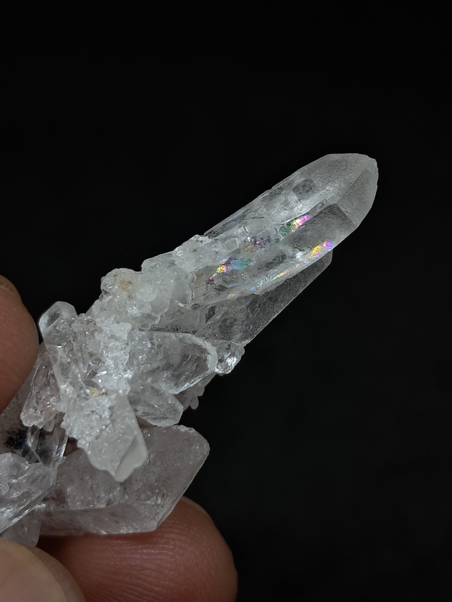 Himalayan Quartz Cluster | Biterminated Crystals | Mineral Specimen #CH58