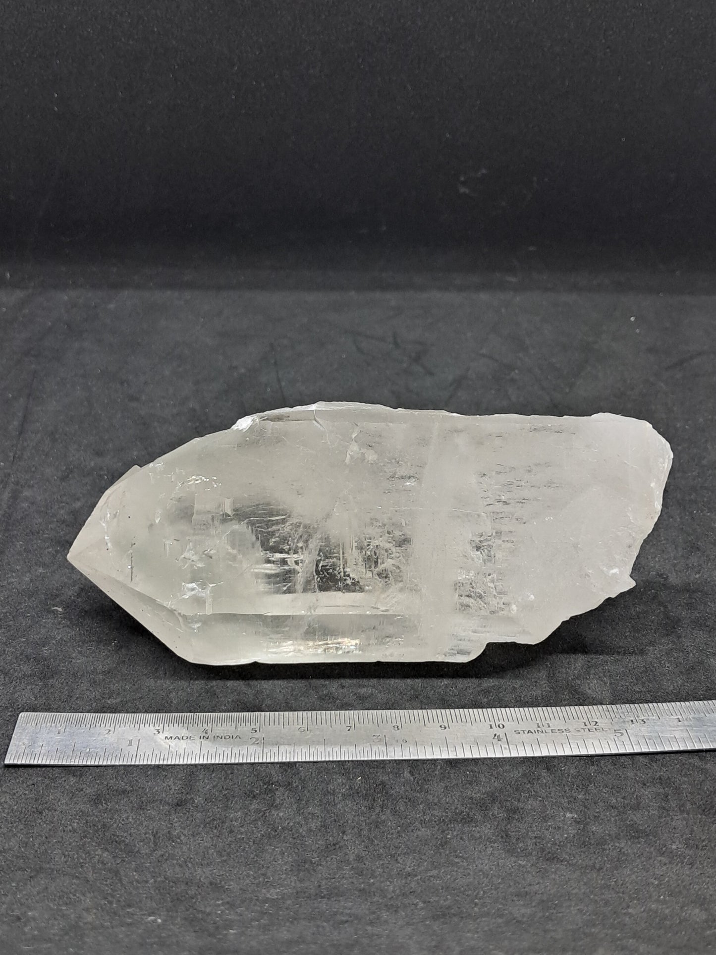 Himalayan Quartz Crystal Point with Magnetite Inclusions | Natural Stone | Mineral Specimen #CH55