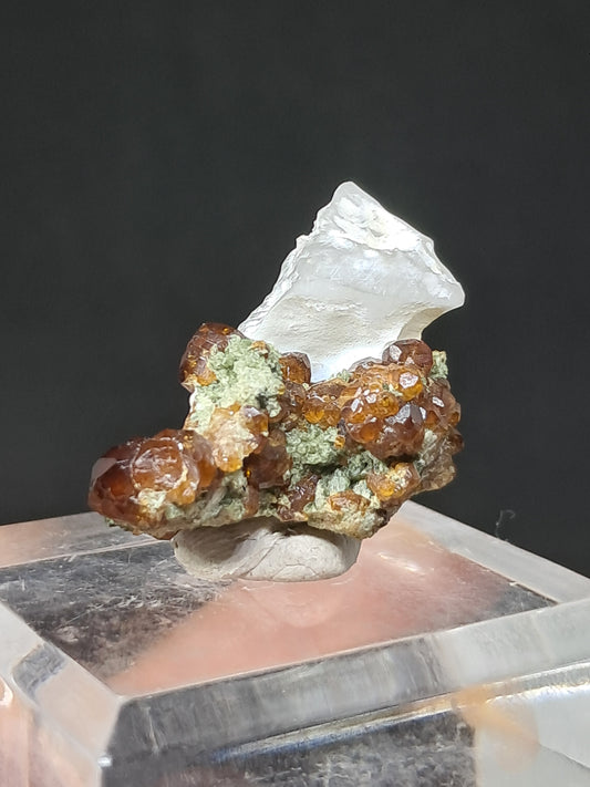 Granate Marrón con Calcita (México) | Cristal en Bruto | Ejemplar Mineral #GR5