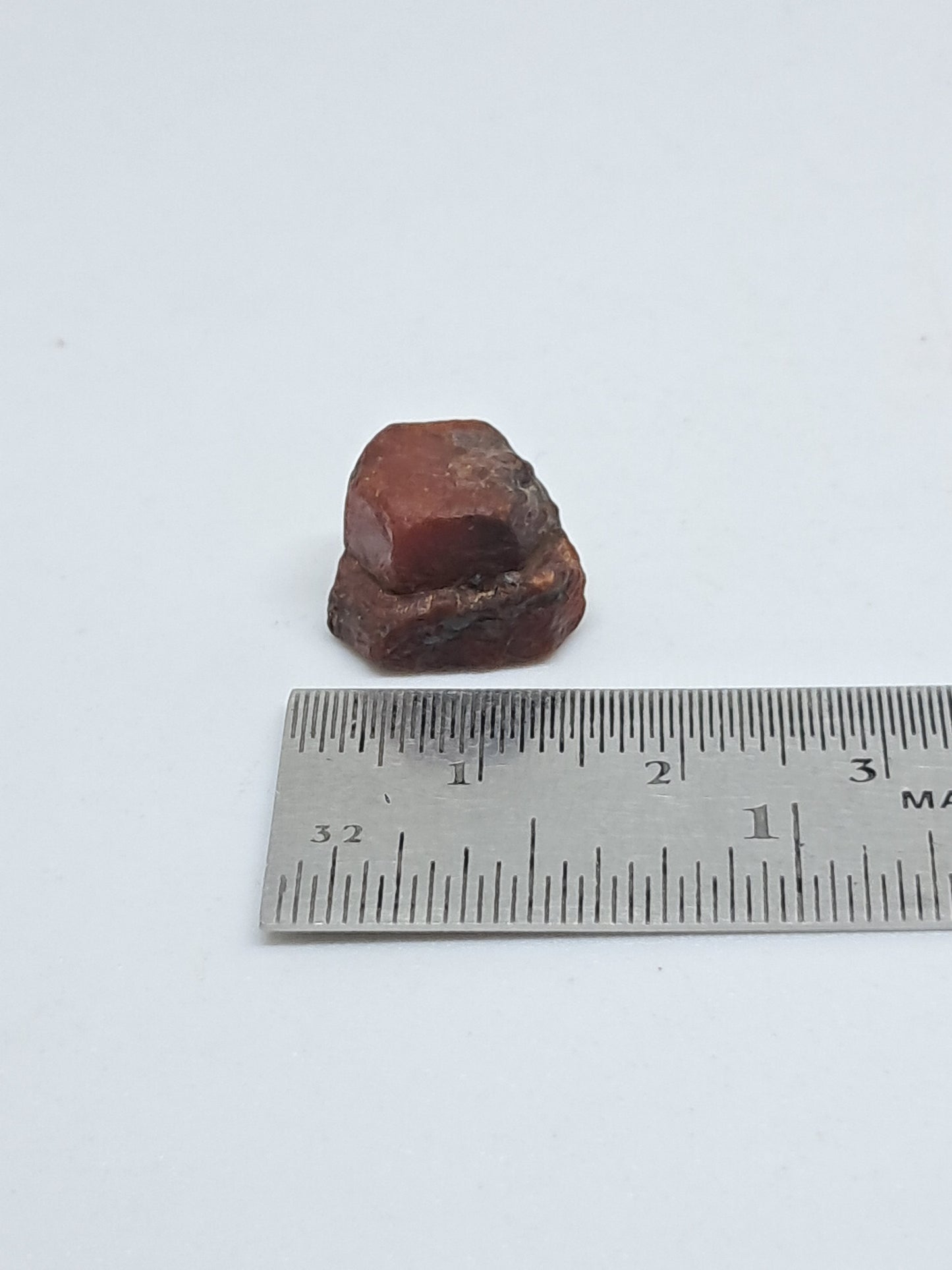 Rough Ruby Crystal w/ Record Keeper (Tamil Nadu) Natural Stone | Mineral Specimen #RB17