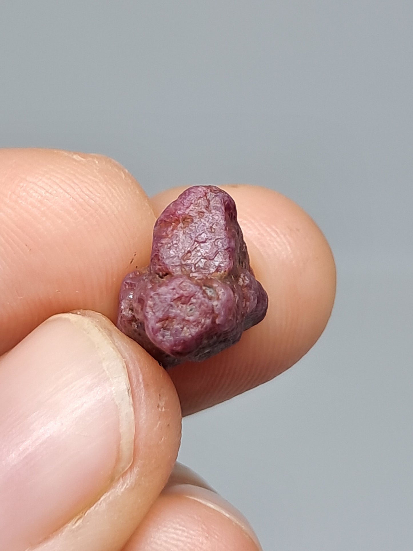 Rough Ruby Crystal (Tamil Nadu) Natural Stone | Mineral Specimen #RB20