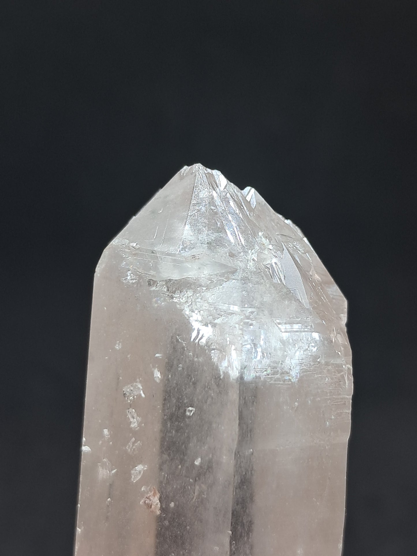Himalayan Quartz Biterminated Self-healed Point | Natural Crystal | Mineral Specimen #CH69