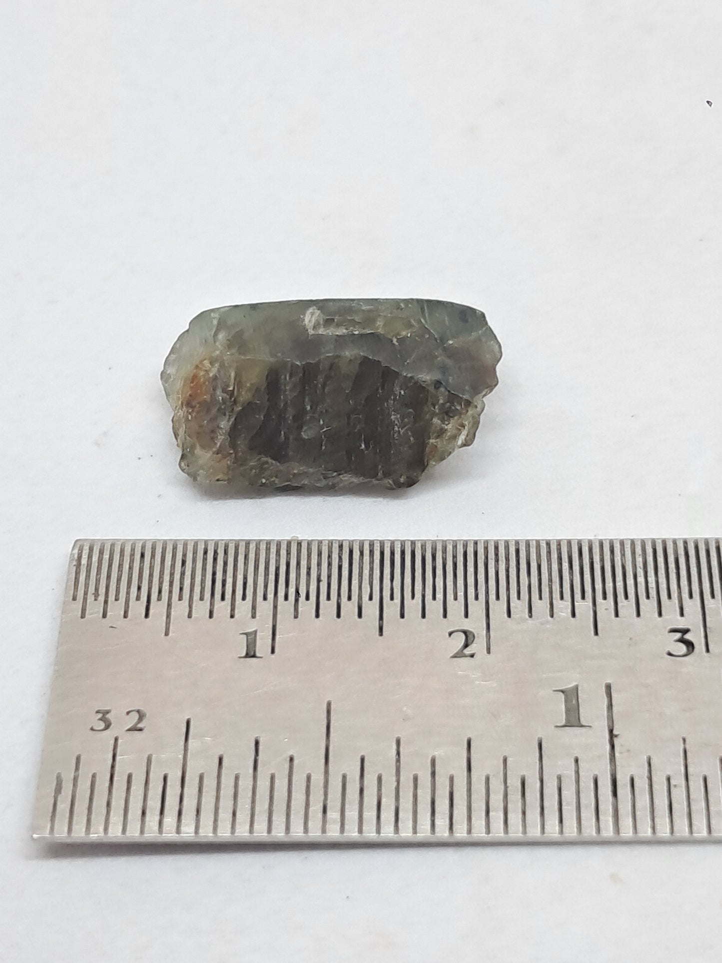 Natural Green Sapphire Crystal (Karur) Rough Stone | Mineral Specimen #SP36