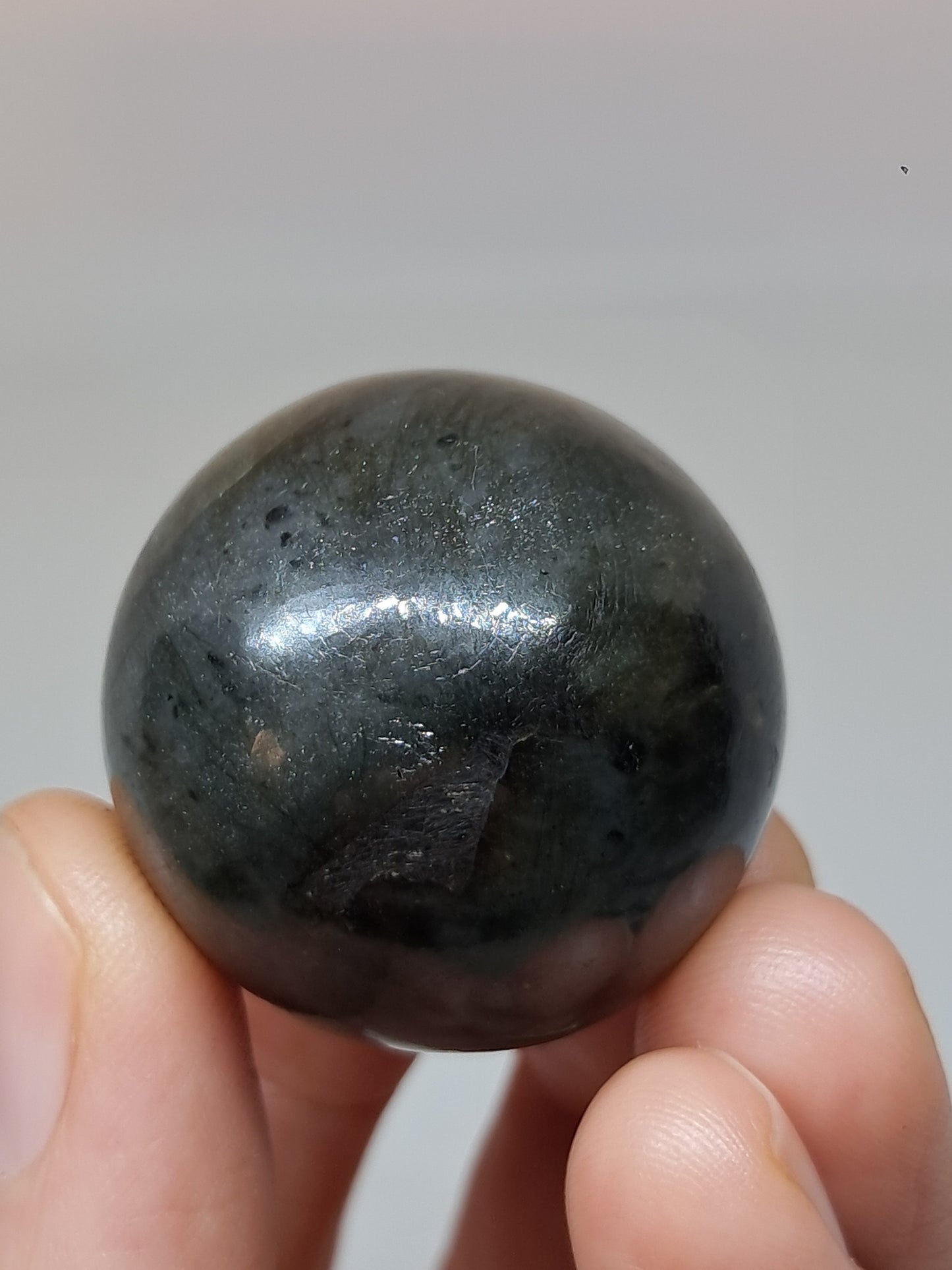 Labradorite Sphere (Madagascar) | Strong Flash | Polished Stone #LB13