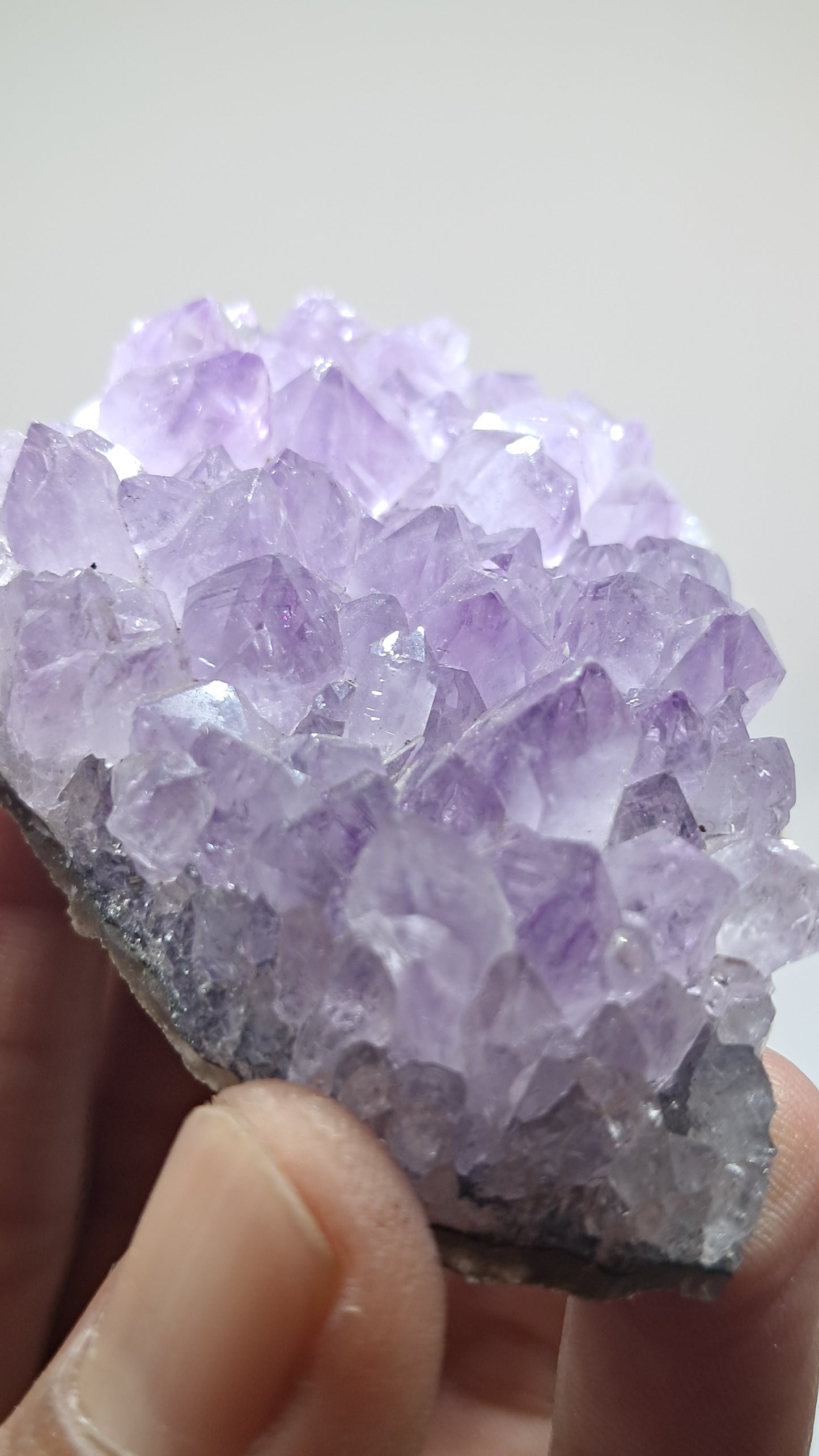 Amatista Morada Lavanda (Brasil) | Drusa Natural | Hermoso Brillo #AMB3