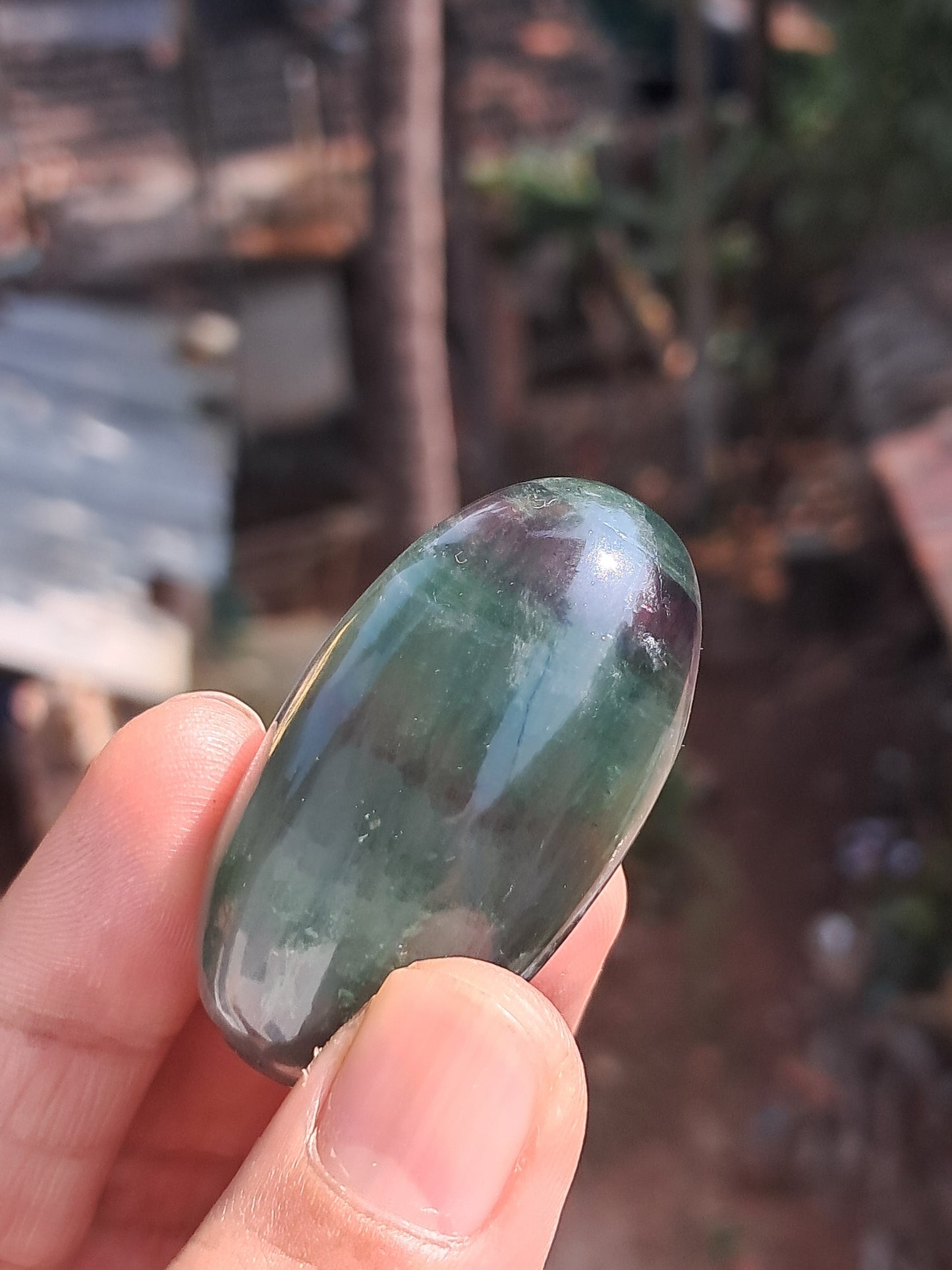 Fluorita Arcoíris en Bruto (piedra natural no preciosa) n.º RF3
