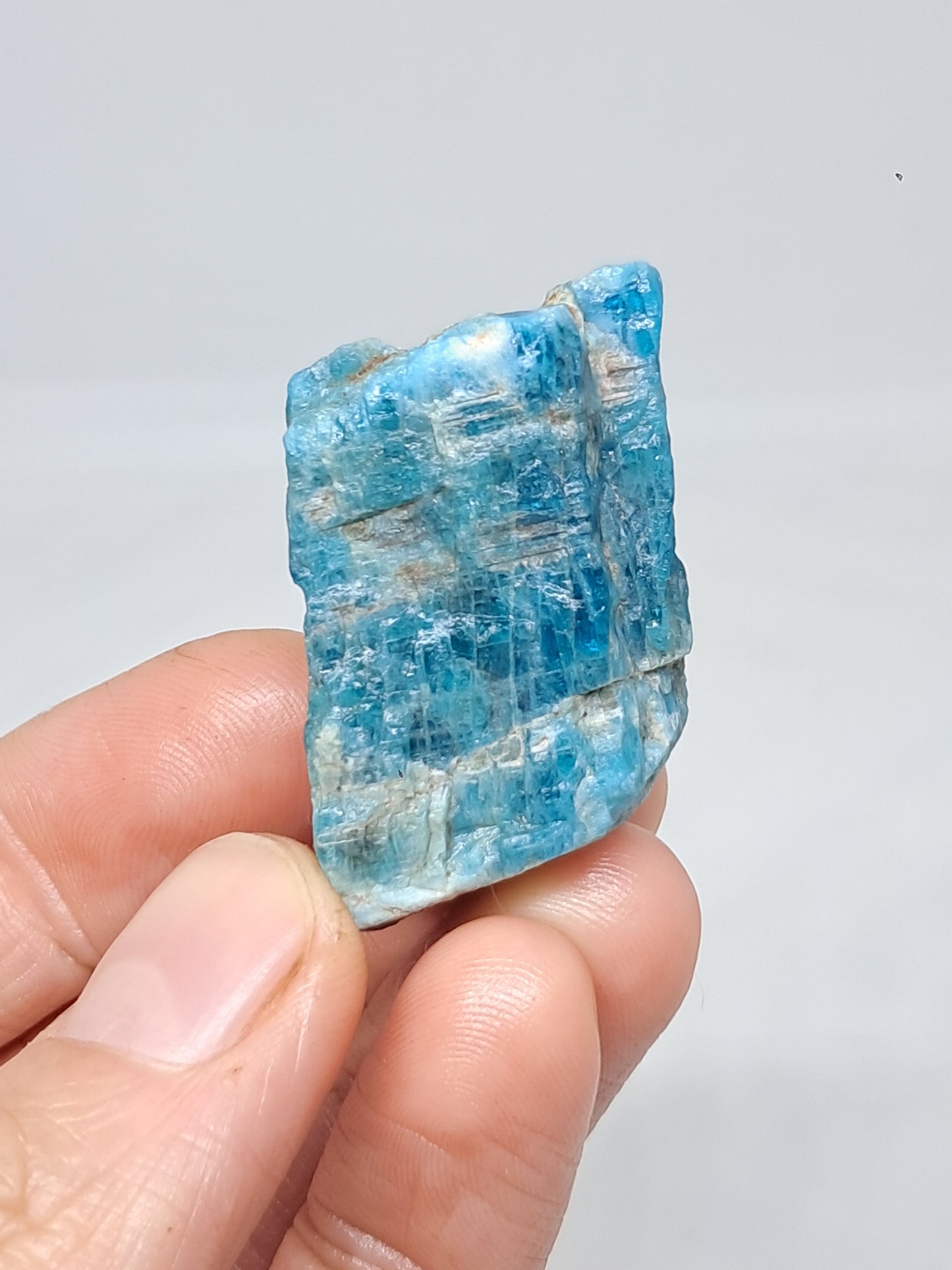 Piedra natural de apatita azul (Madagascar) n.° AP3